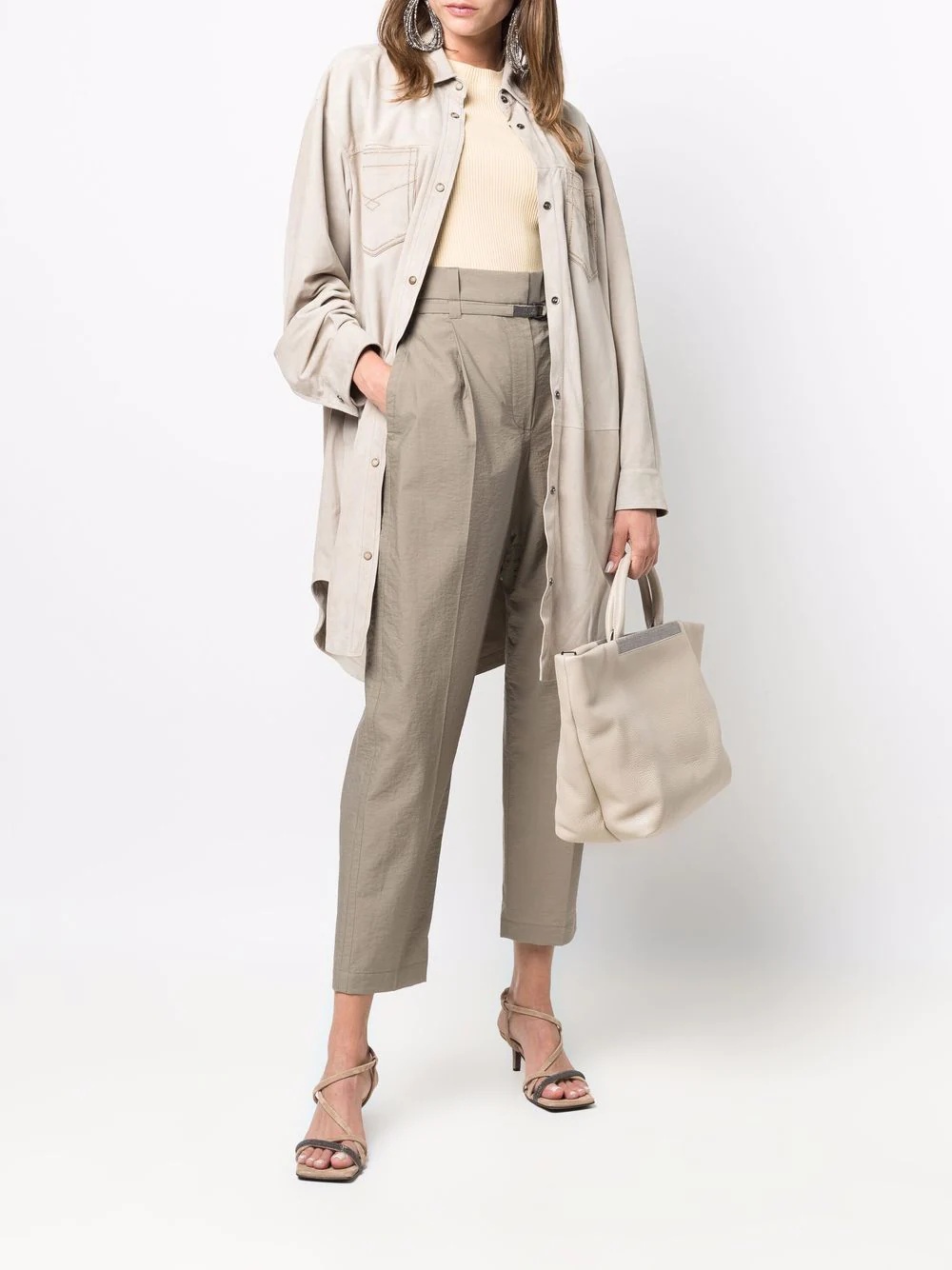 long shirt jacket - 2