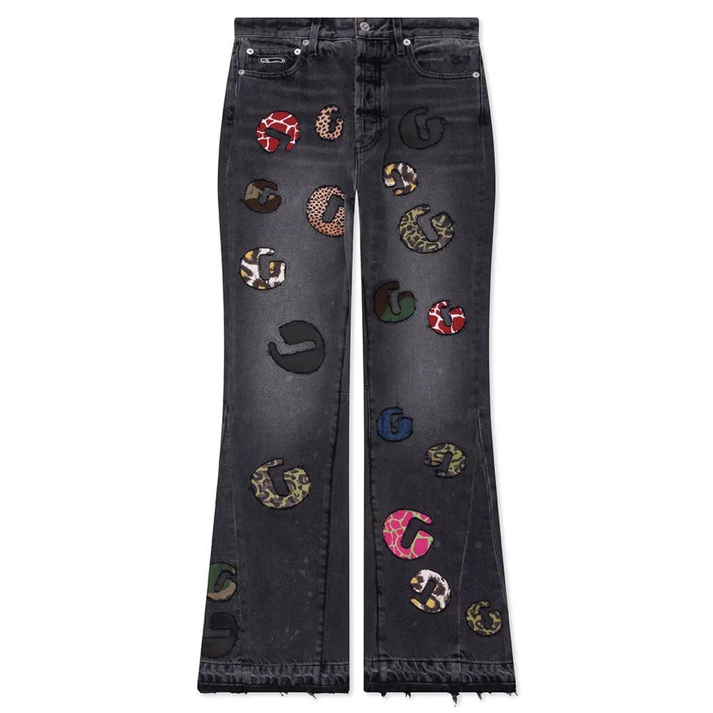 G TIME LA FLARE PANT - BLACK - 1