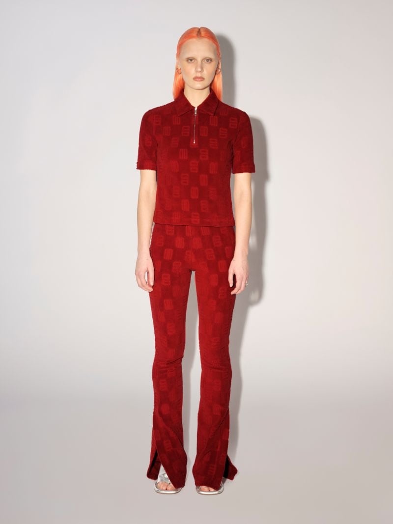 MONOGRAM ZIPPED MINI POLO - 2