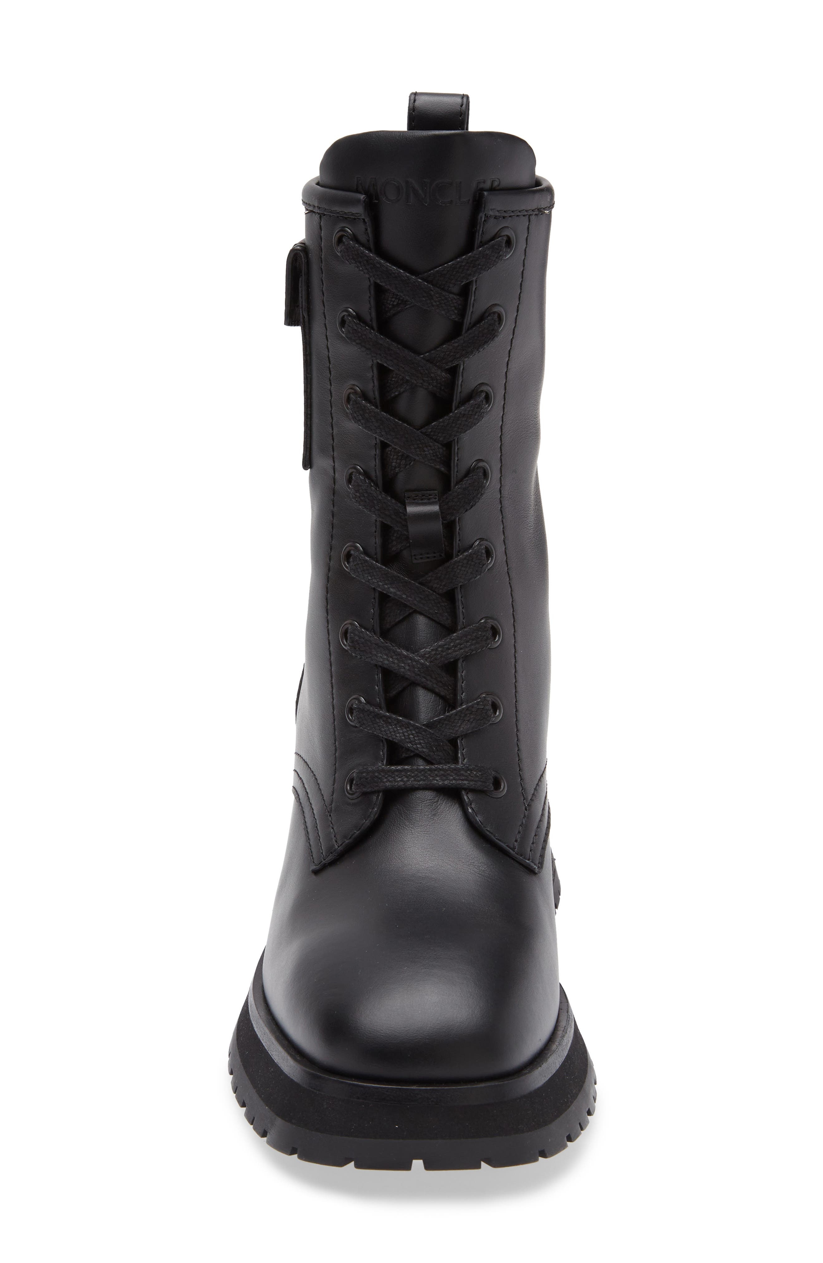 Moncler Gigi Logo Pocket Boot in Black at Nordstrom - 4