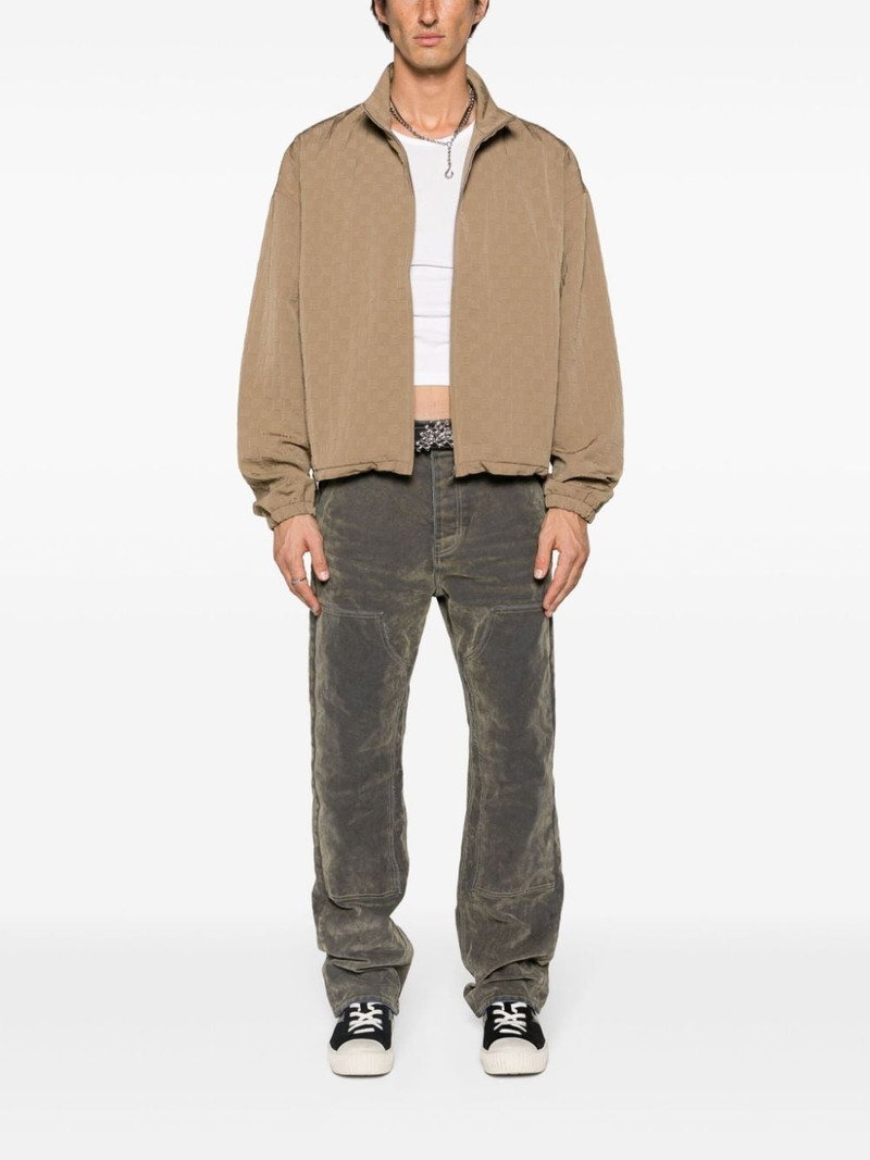 MISBHV embossed-logo zip-up jacket outlook