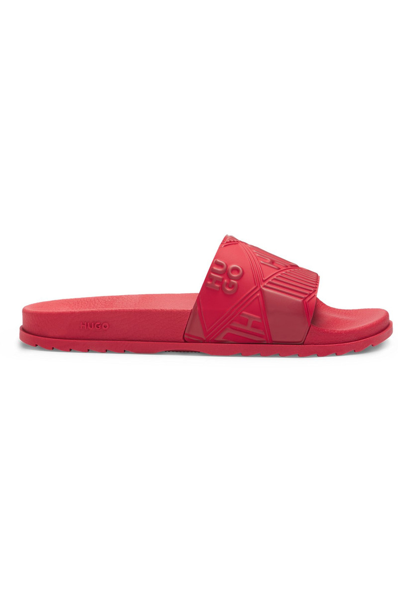 ITALIAN-MADE SLIDES WITH MIXED LOGOS 1
