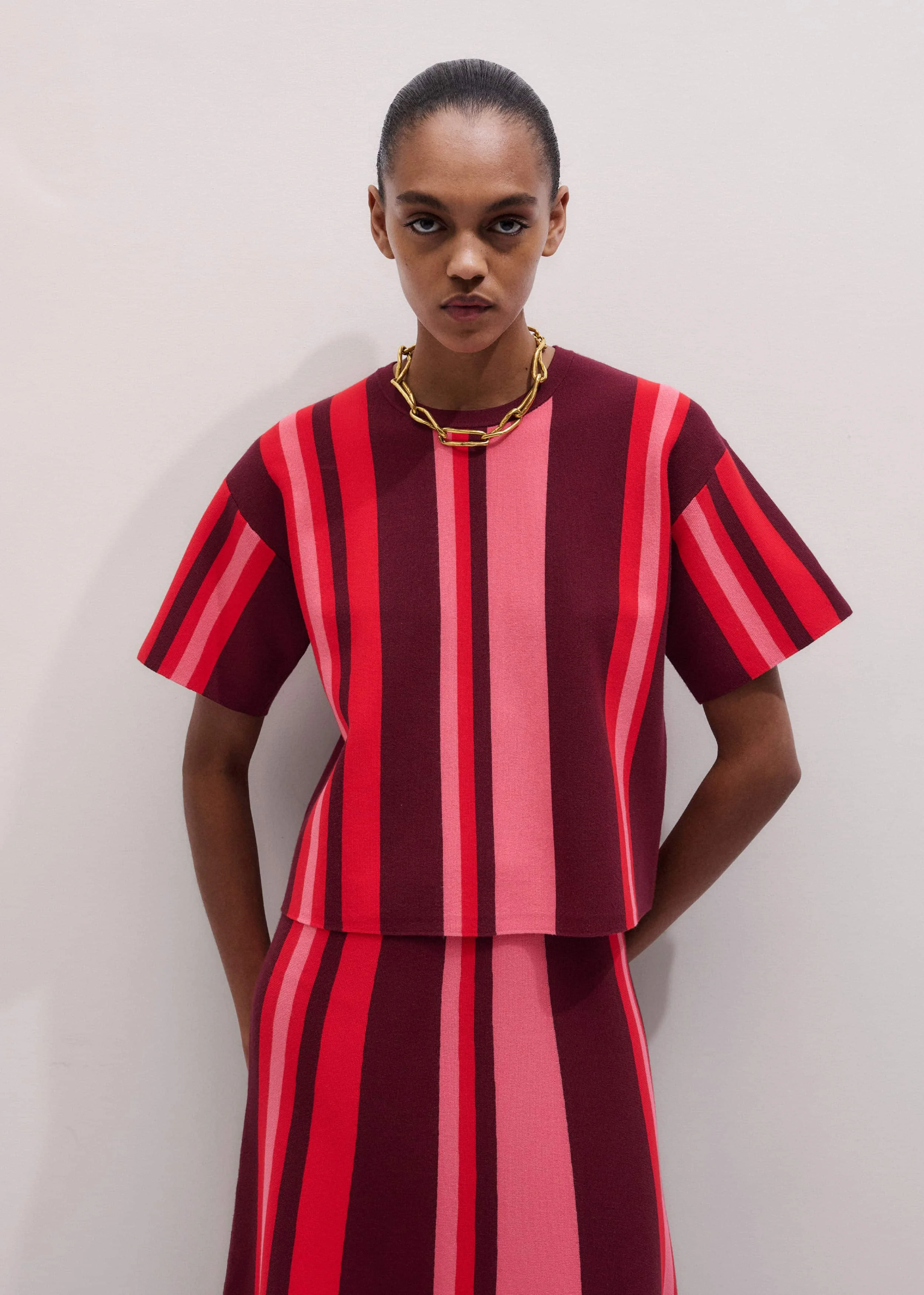 Relaxed Knit Tee - 1