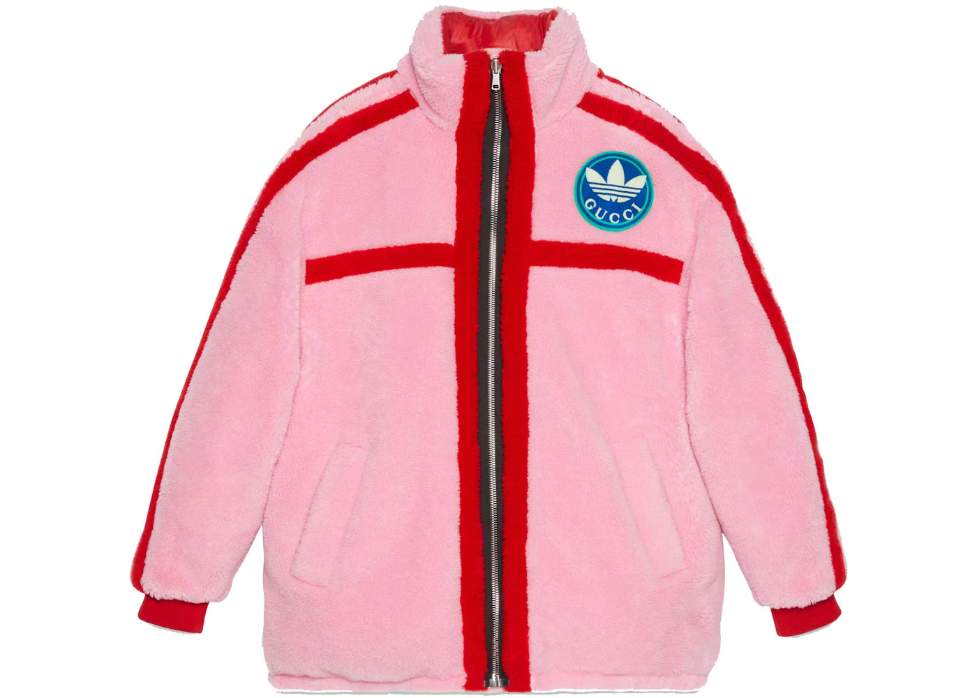 Gucci x adidas Reversible Bomber PinkRed/Ivory - 2