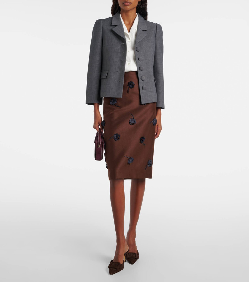 SHUSHU/TONG Single-breasted blazer outlook