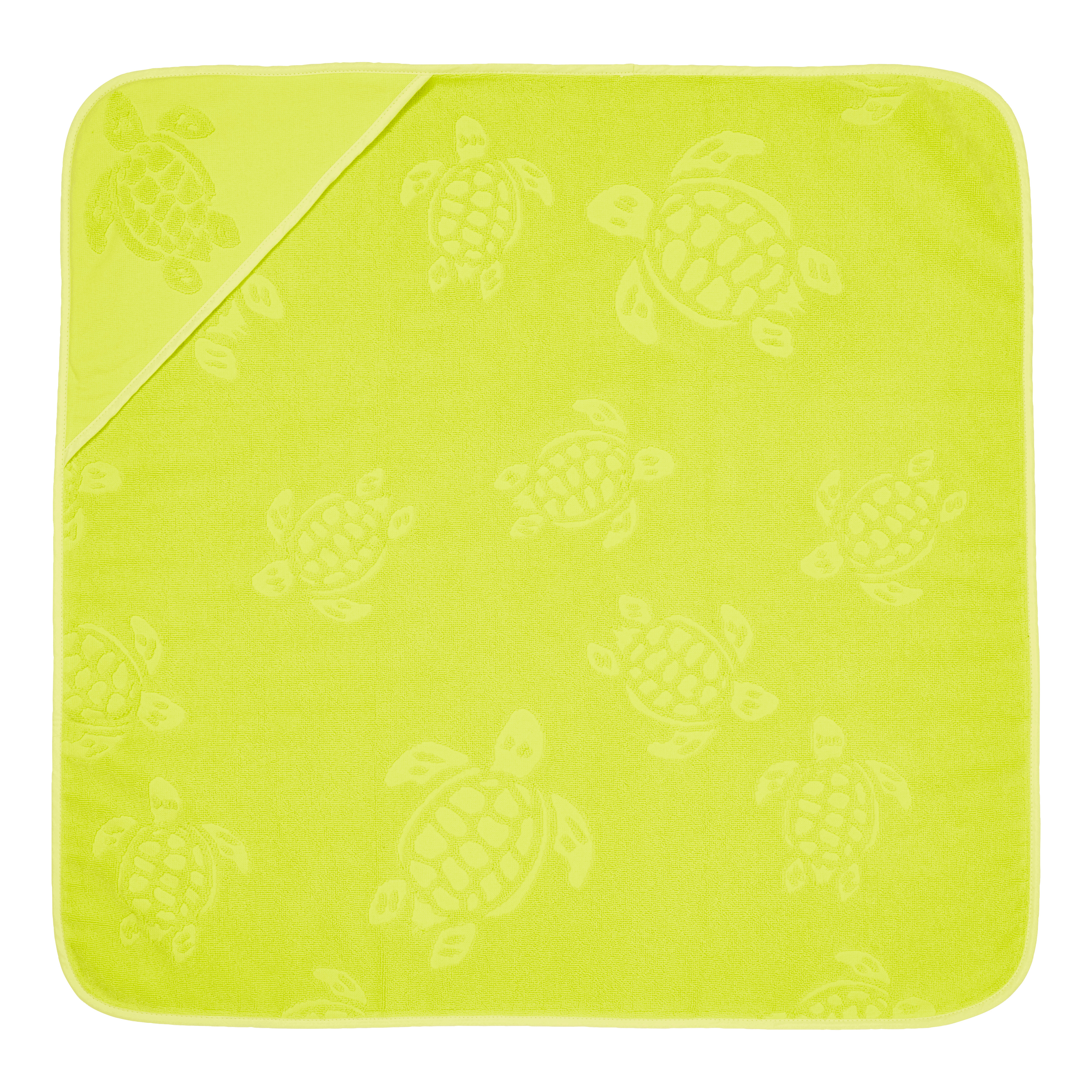 Baby Beach Towel Turtle Jacquard Solid - 1