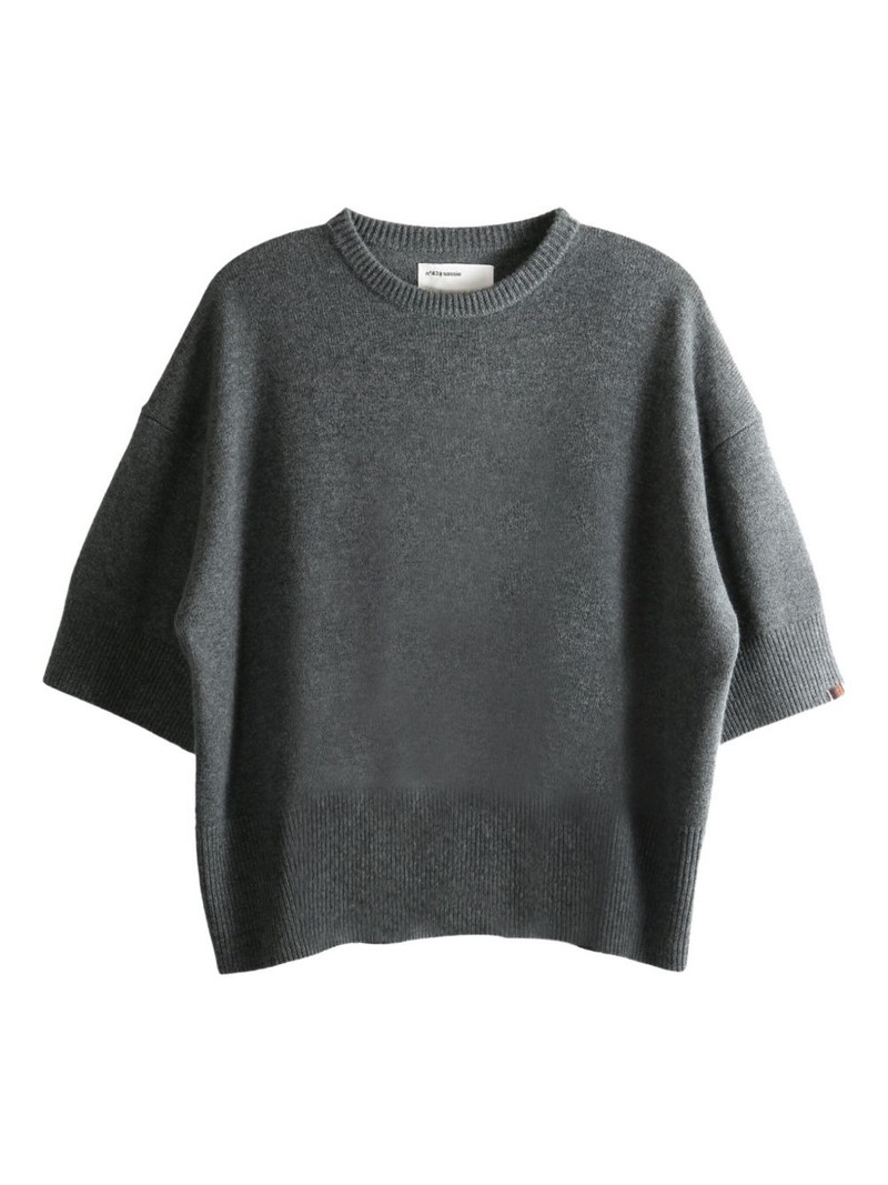 short-sleeve cashmere jumper 1