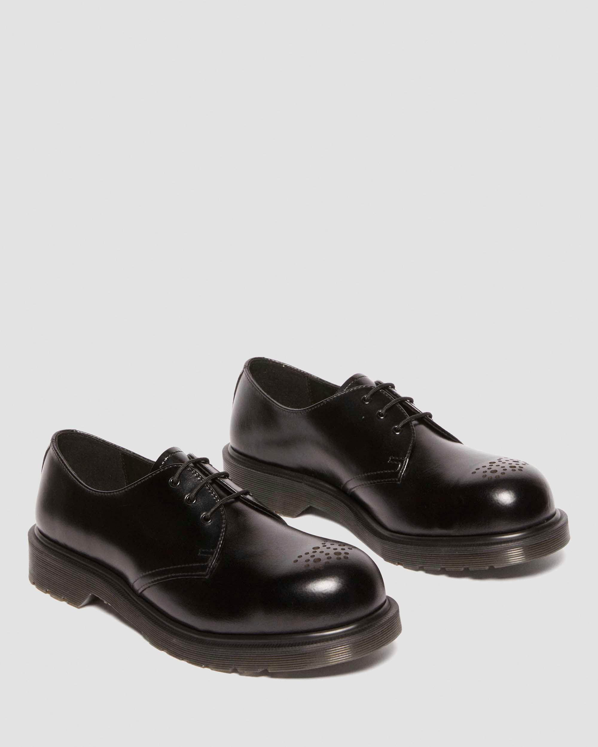 1461 Analine Leather Steel Toe Shoes - 8