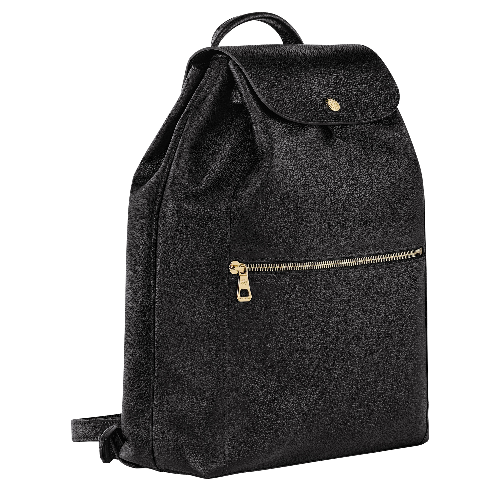 Le Foulonné Backpack Black - Leather - 3