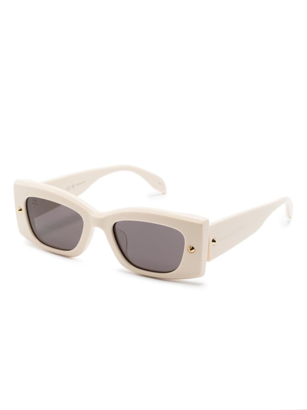 stud-detailing rectangle-frame sunglasses - 2