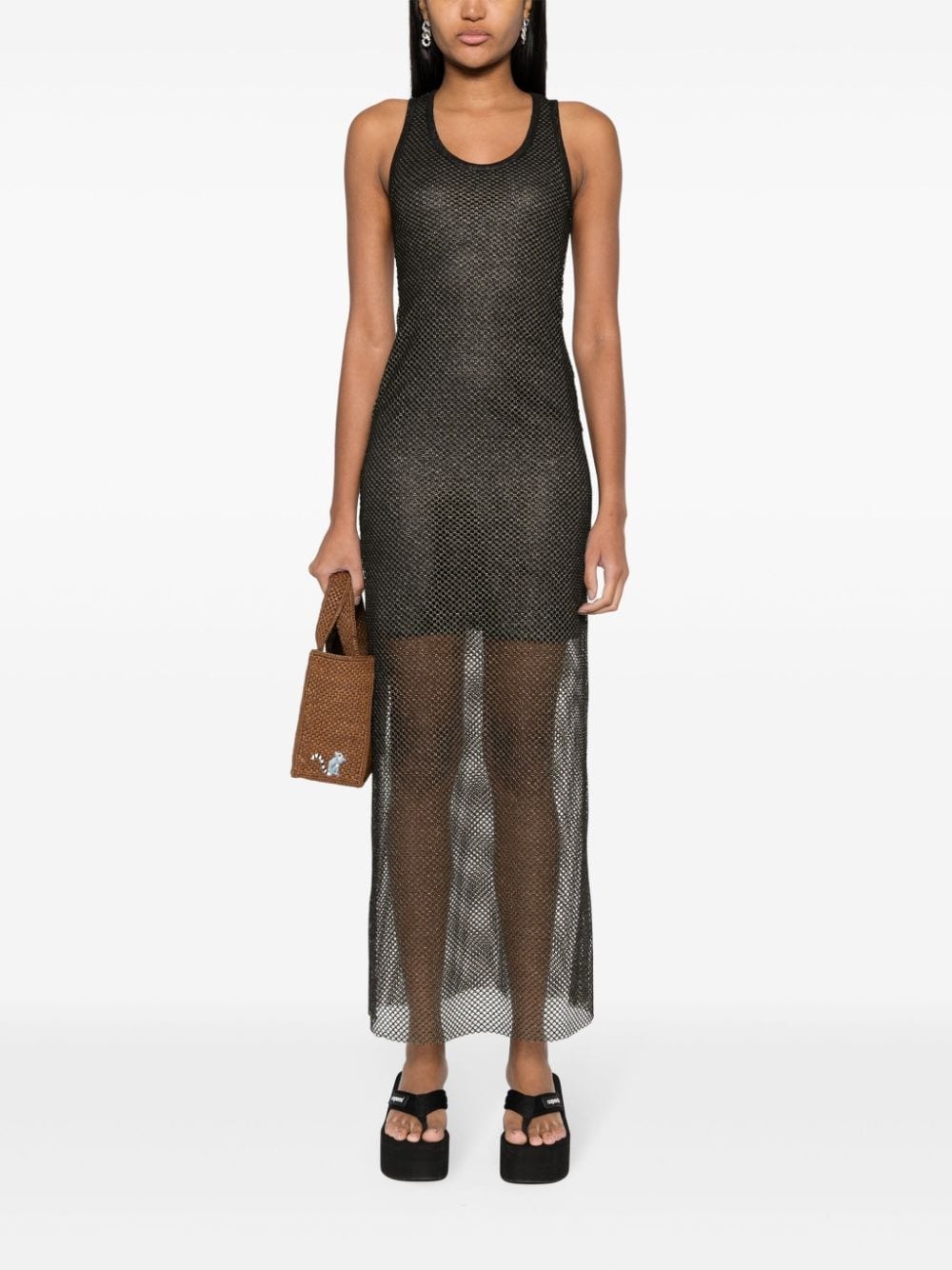 mesh maxi dress - 2