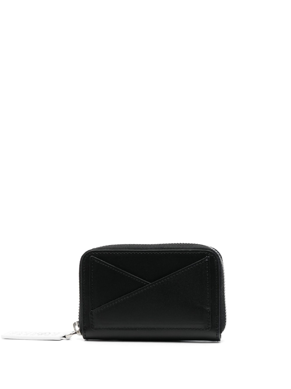 zipped leather wallet - 1