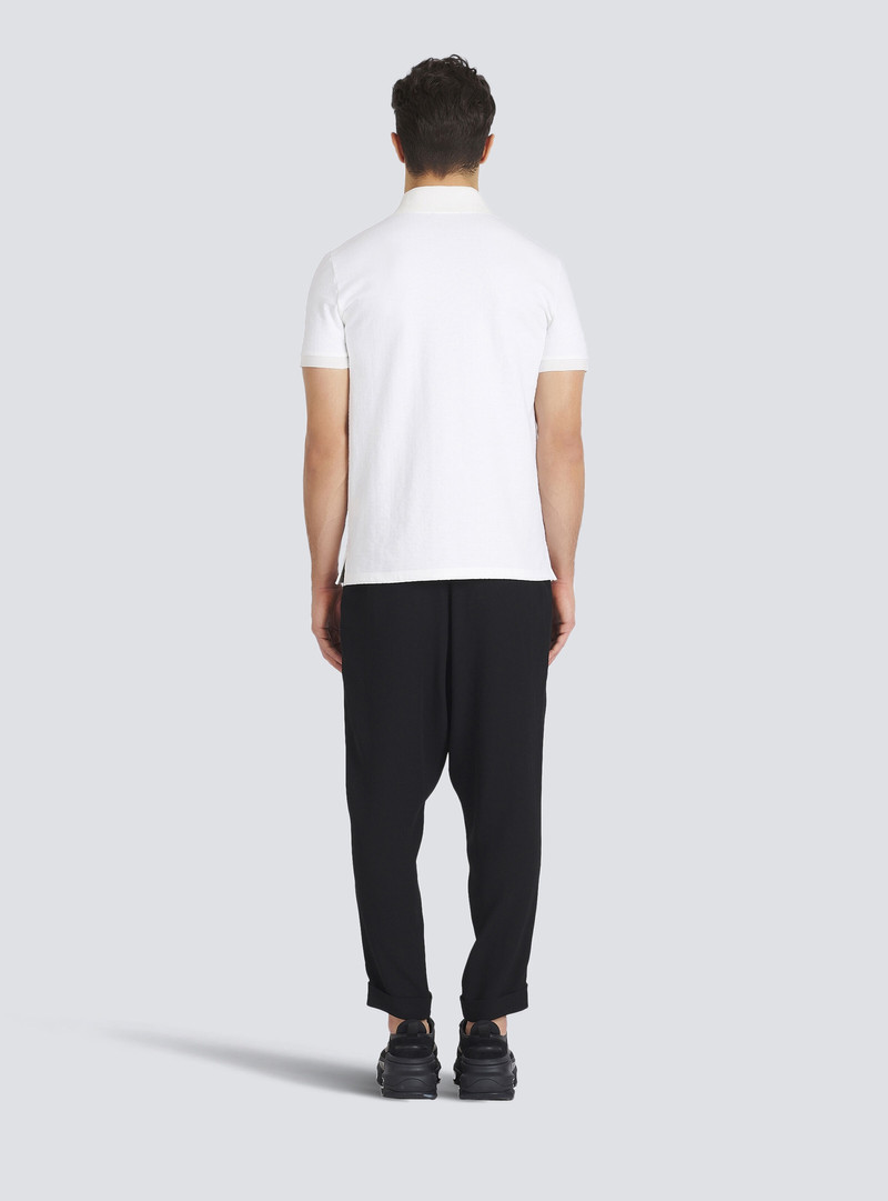 Cotton piqué polo 4