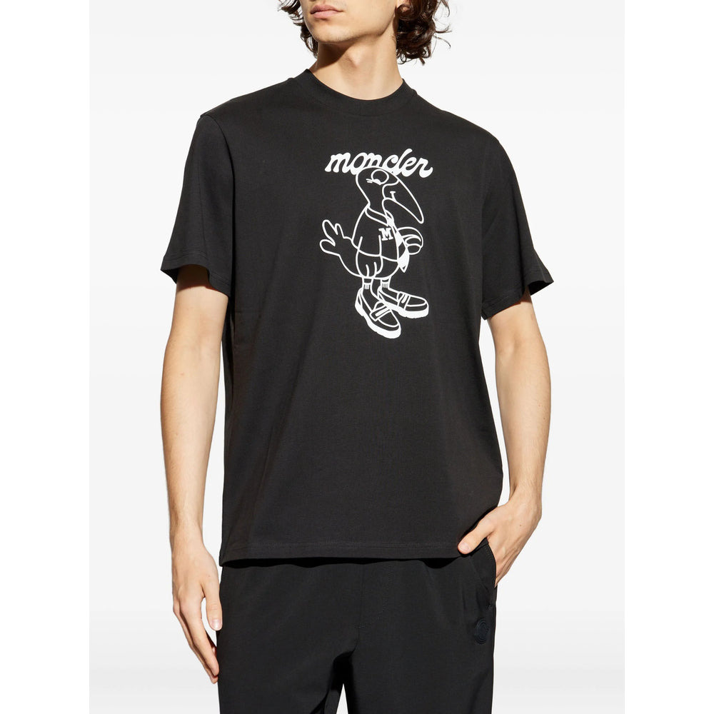 Moncler Black T-Shirts & Vests - T-Shirts Men - 2