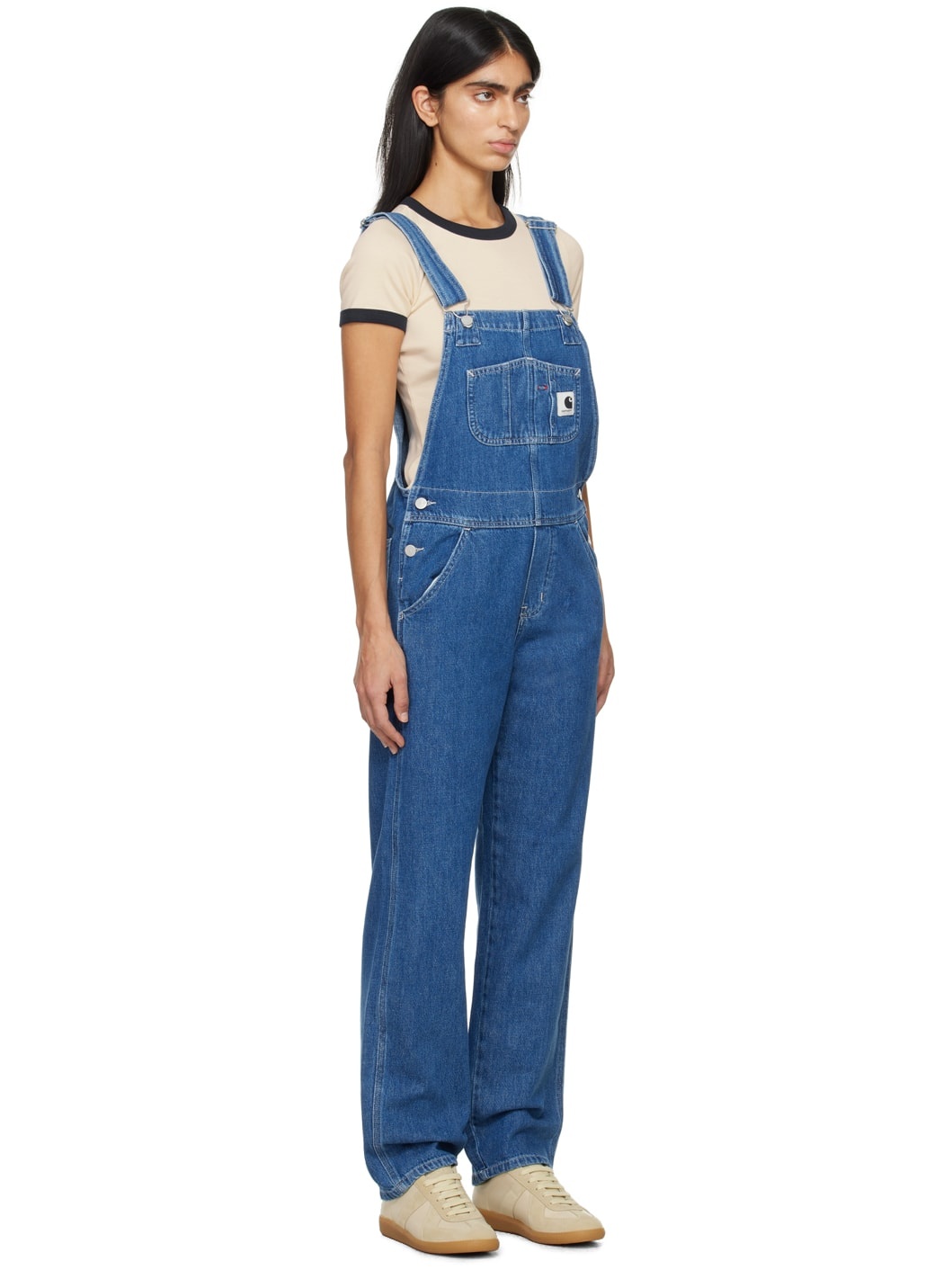 Navy Bib Denim Overalls - 2