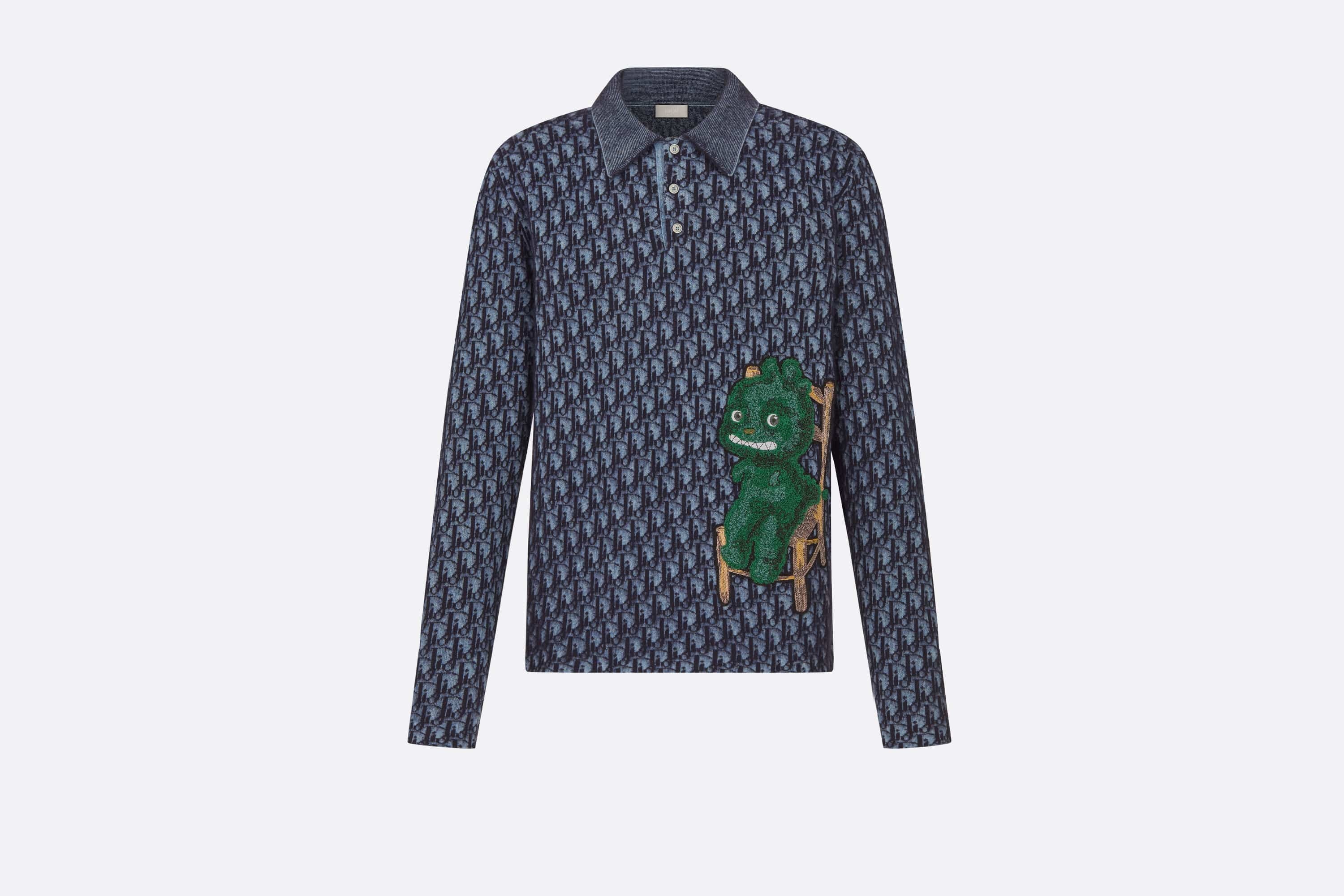DIOR AND OTANI WORKSHOP Long-Sleeved Polo Shirt - 1