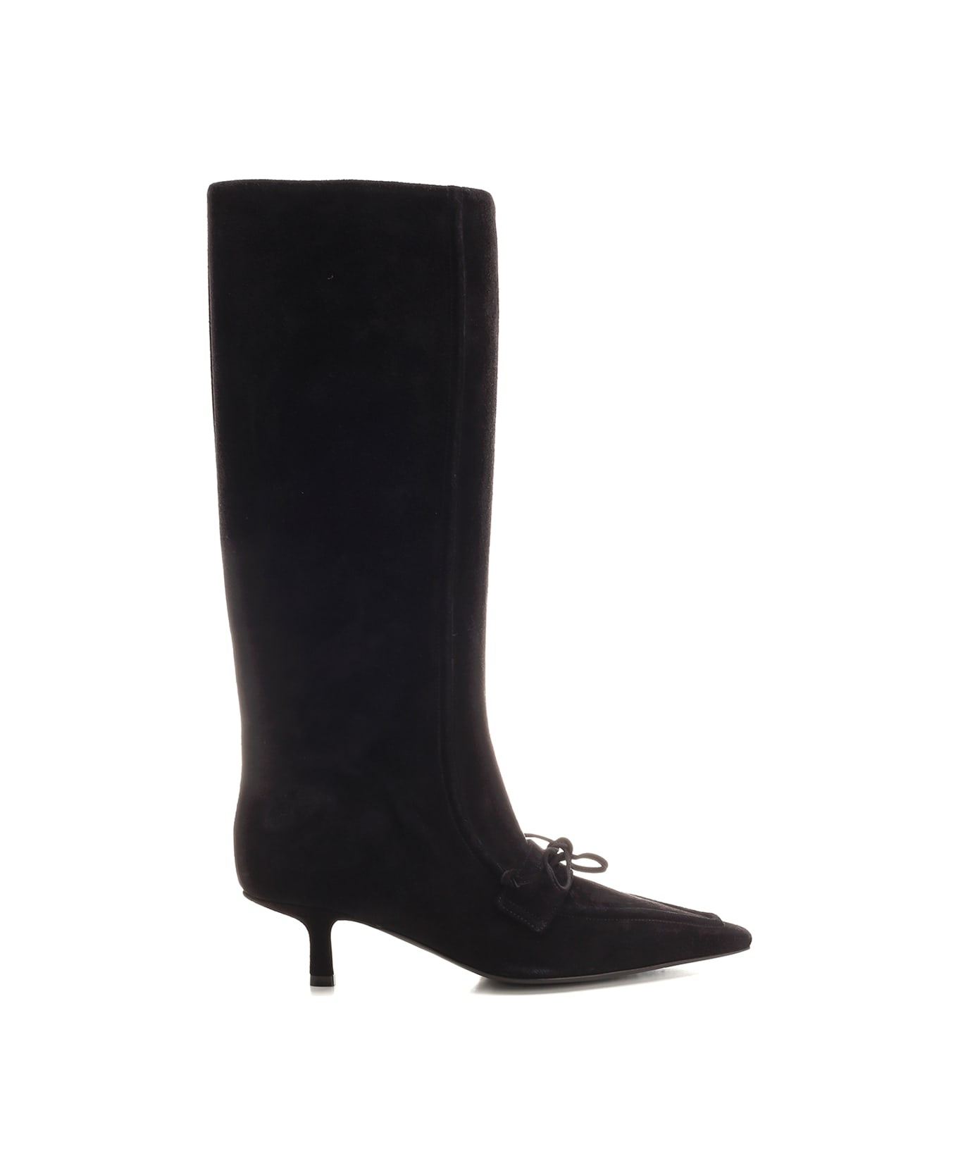 'storm' Black Suede Boots - 1