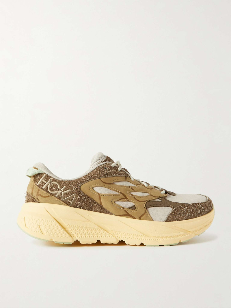 Clifton L Suede, Leather and Mesh Running Sneakers - 1