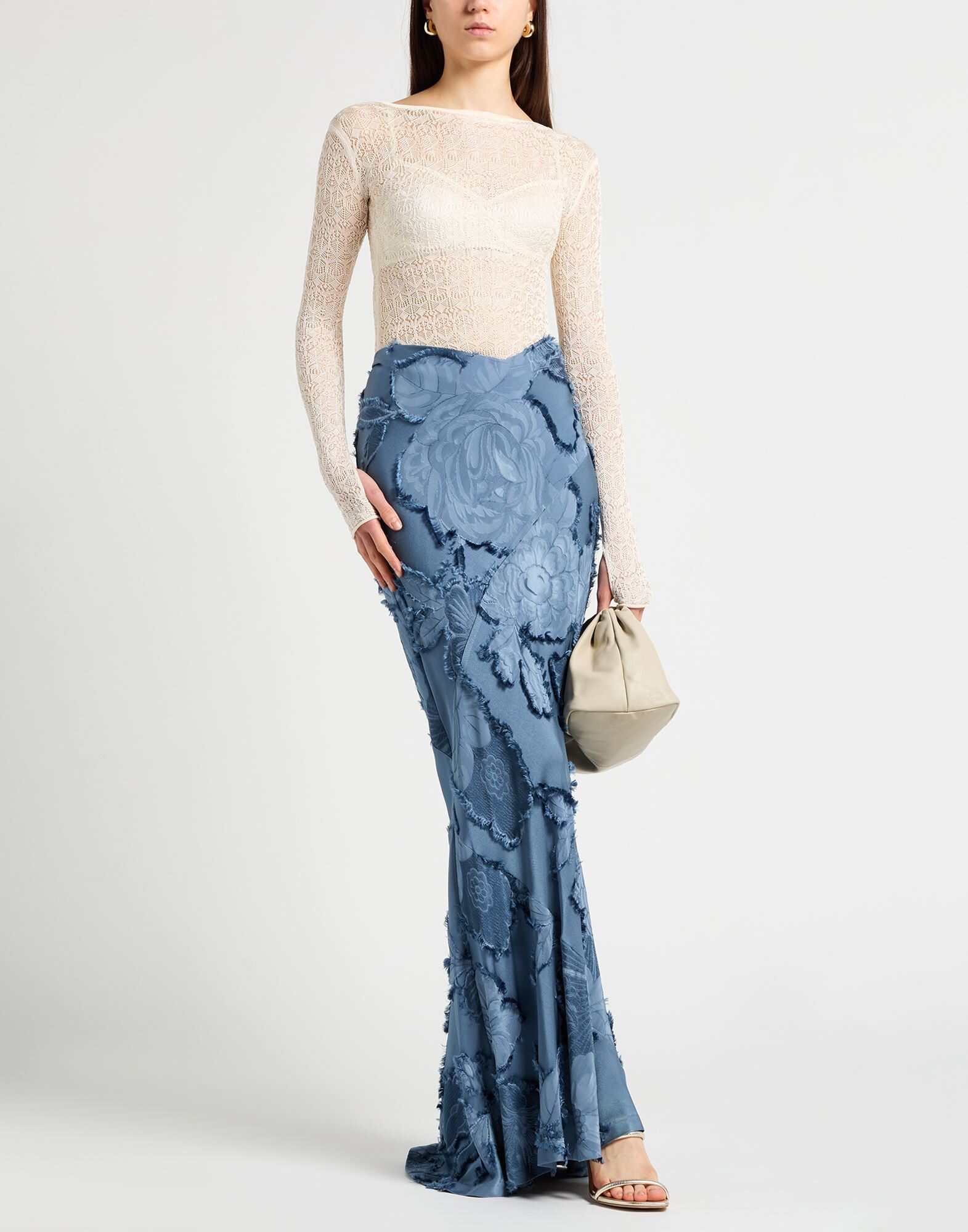 Slate blue Women's Maxi Skirts - 2