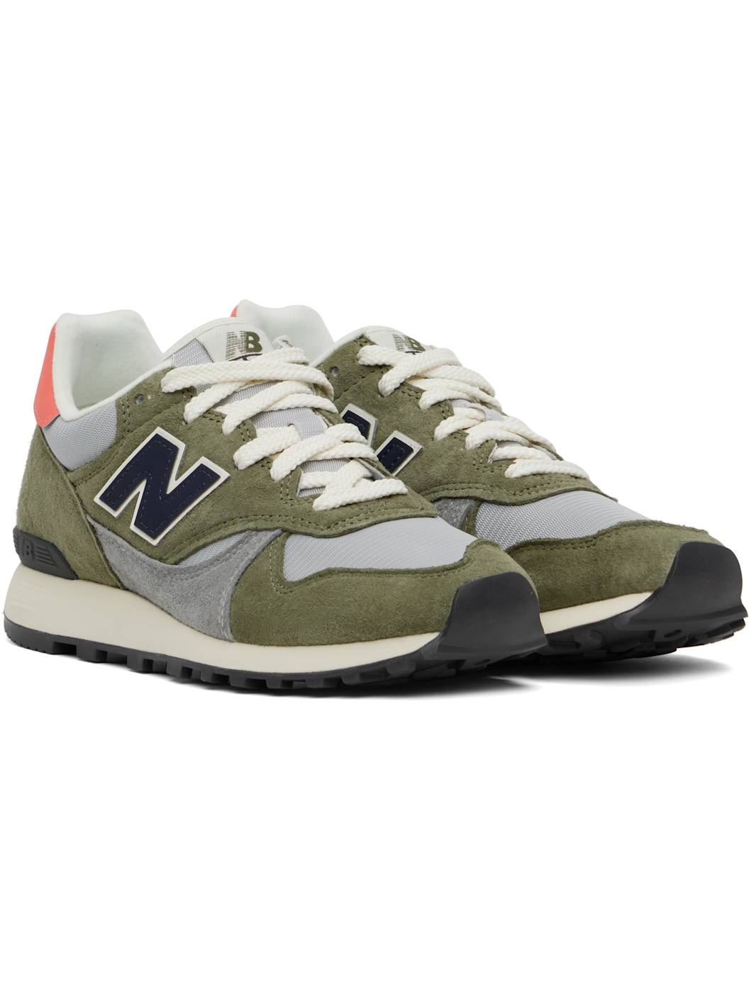 Khaki & Gray U475 Sneakers - 4