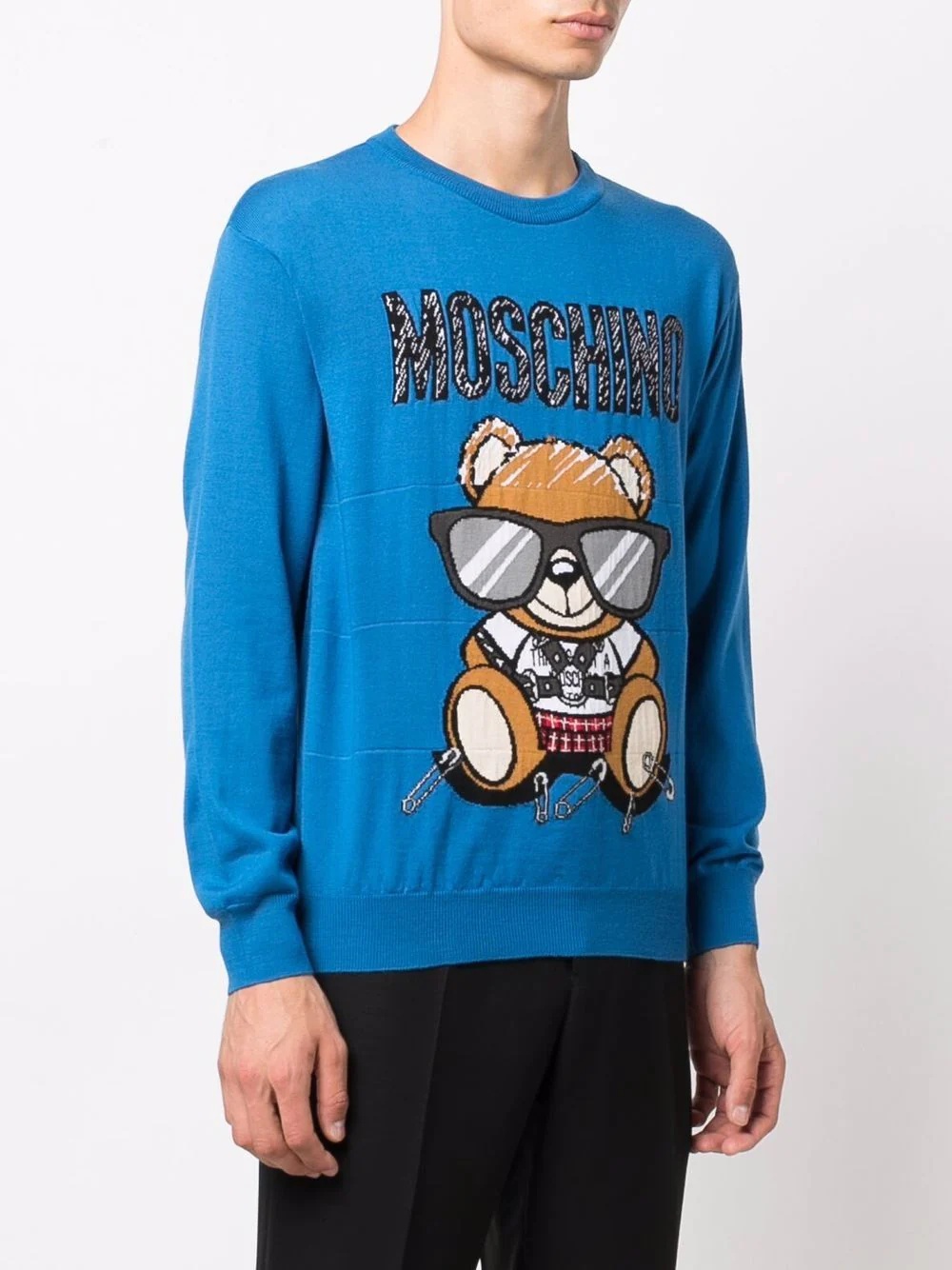 toy-bear print jumper - 3