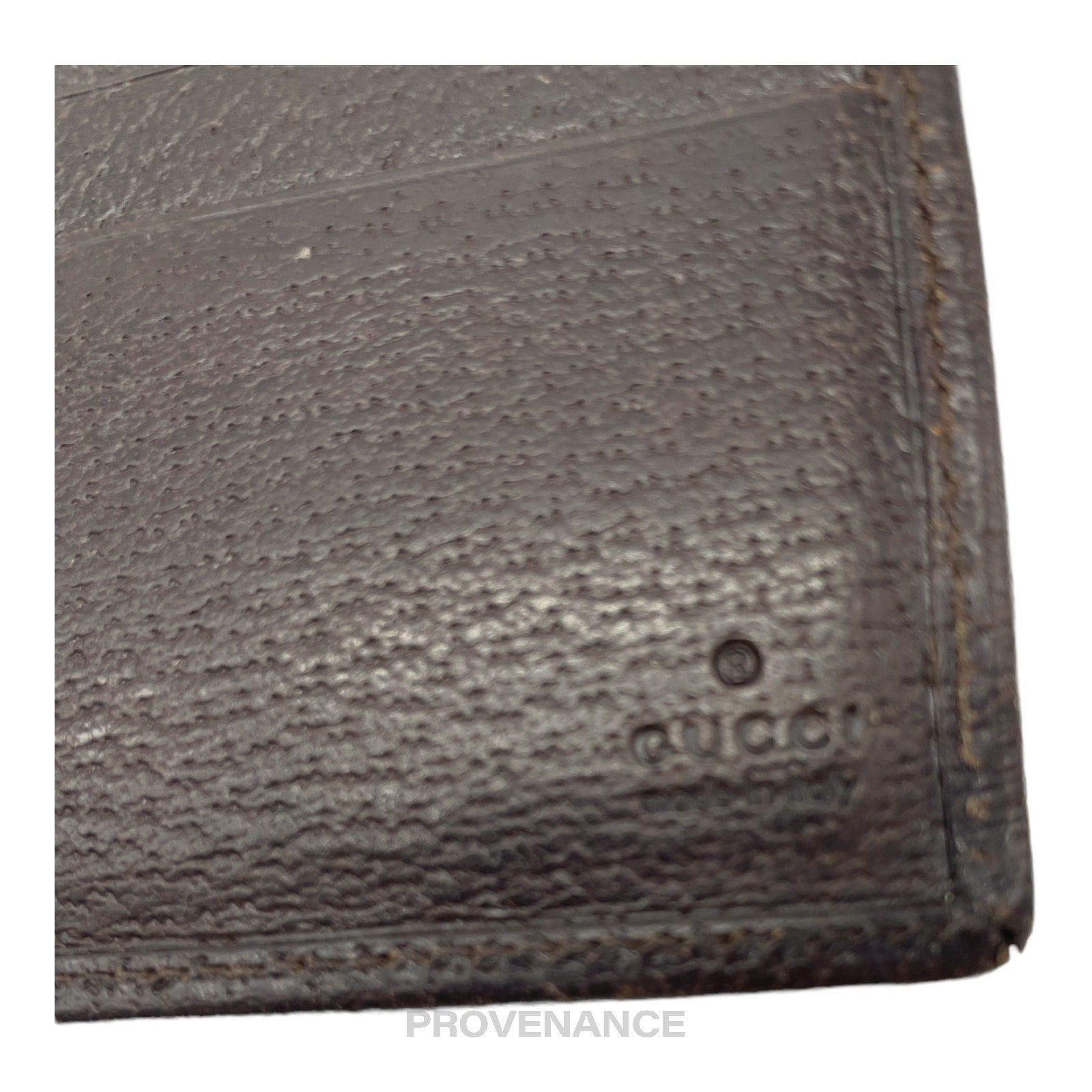 Gucci 6CC Bifold Wallet - GG Canvas Brown - 6