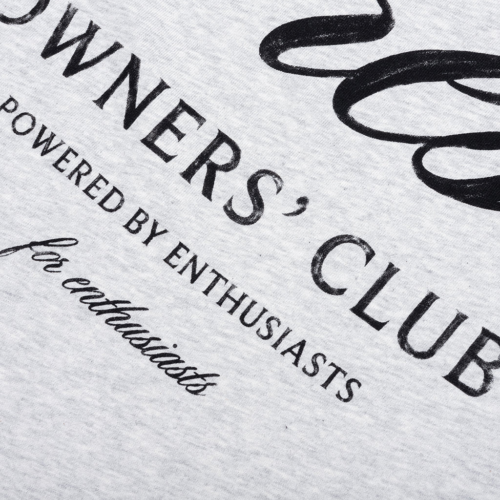 OWNERS CLUB SCRIPT T-SHIRT - CREAM MARL - 5