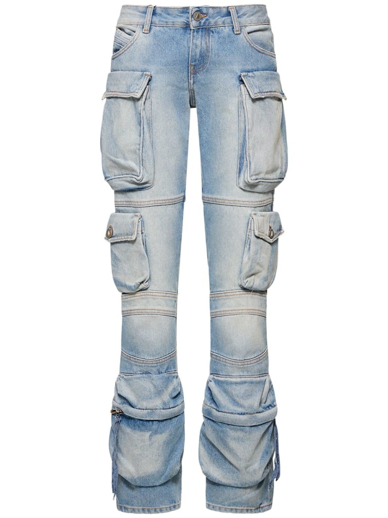 Essie denim low waist cargo jeans - 1