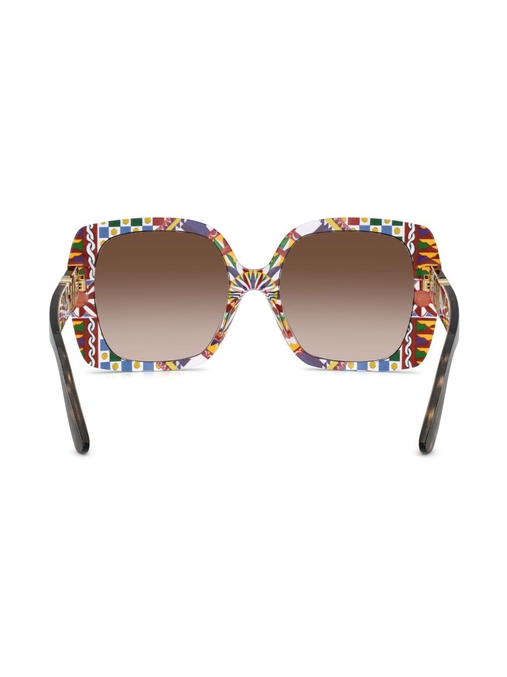 tortoiseshell square-frame sunglasses - 4