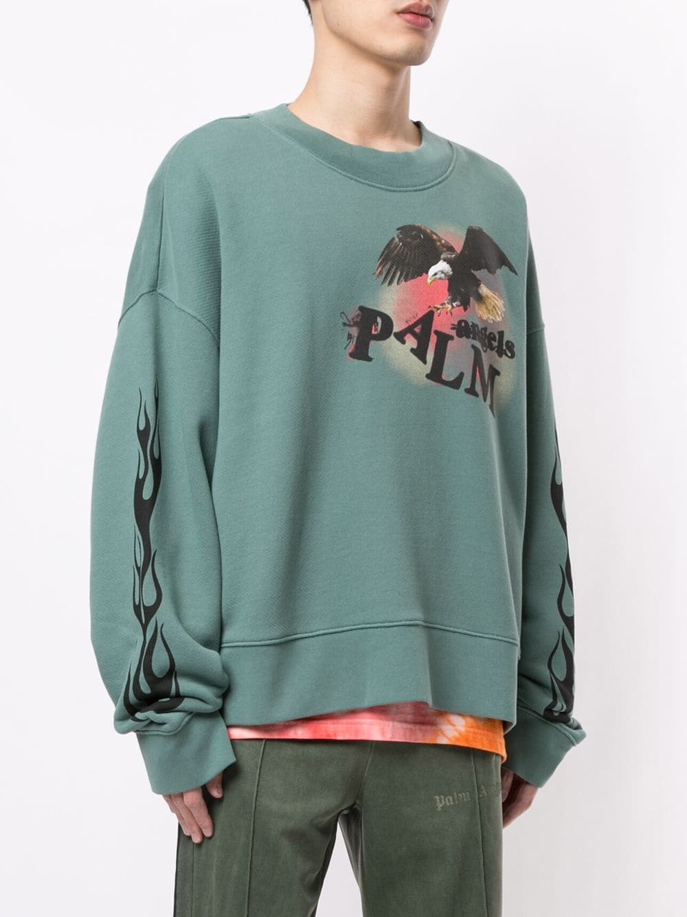 logo-print long-sleeve sweatshirt - 3