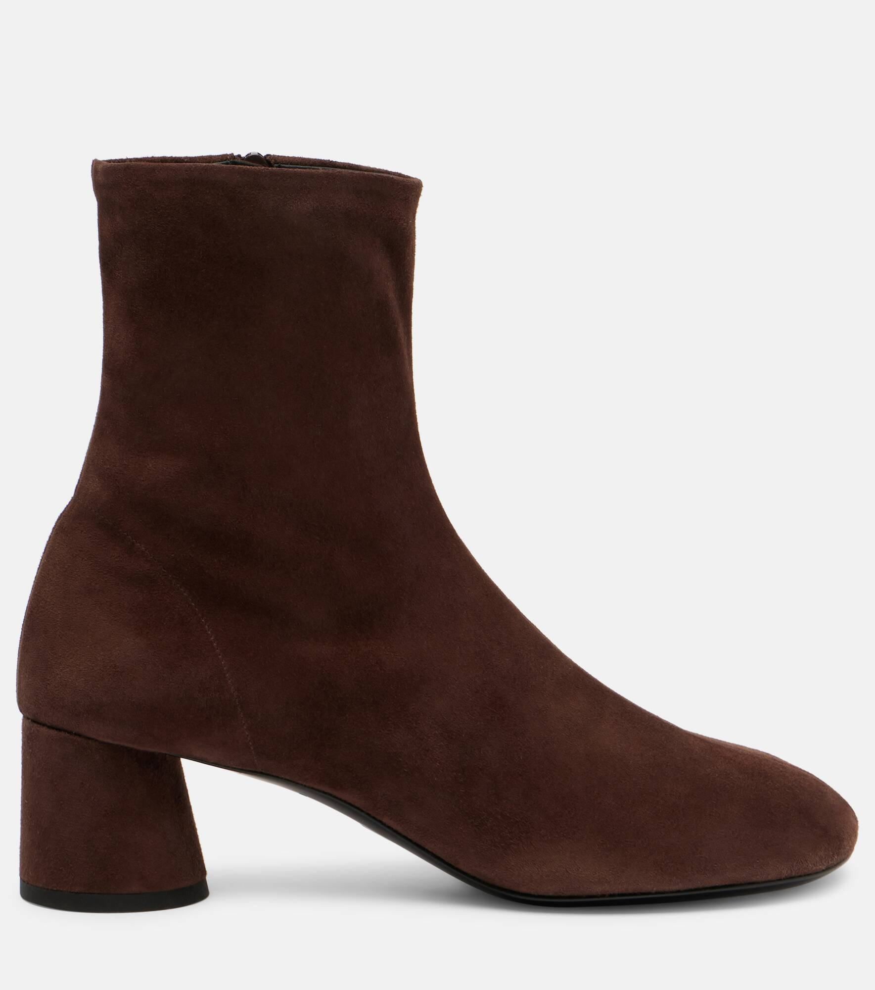 Glove suede ankle boots - 4