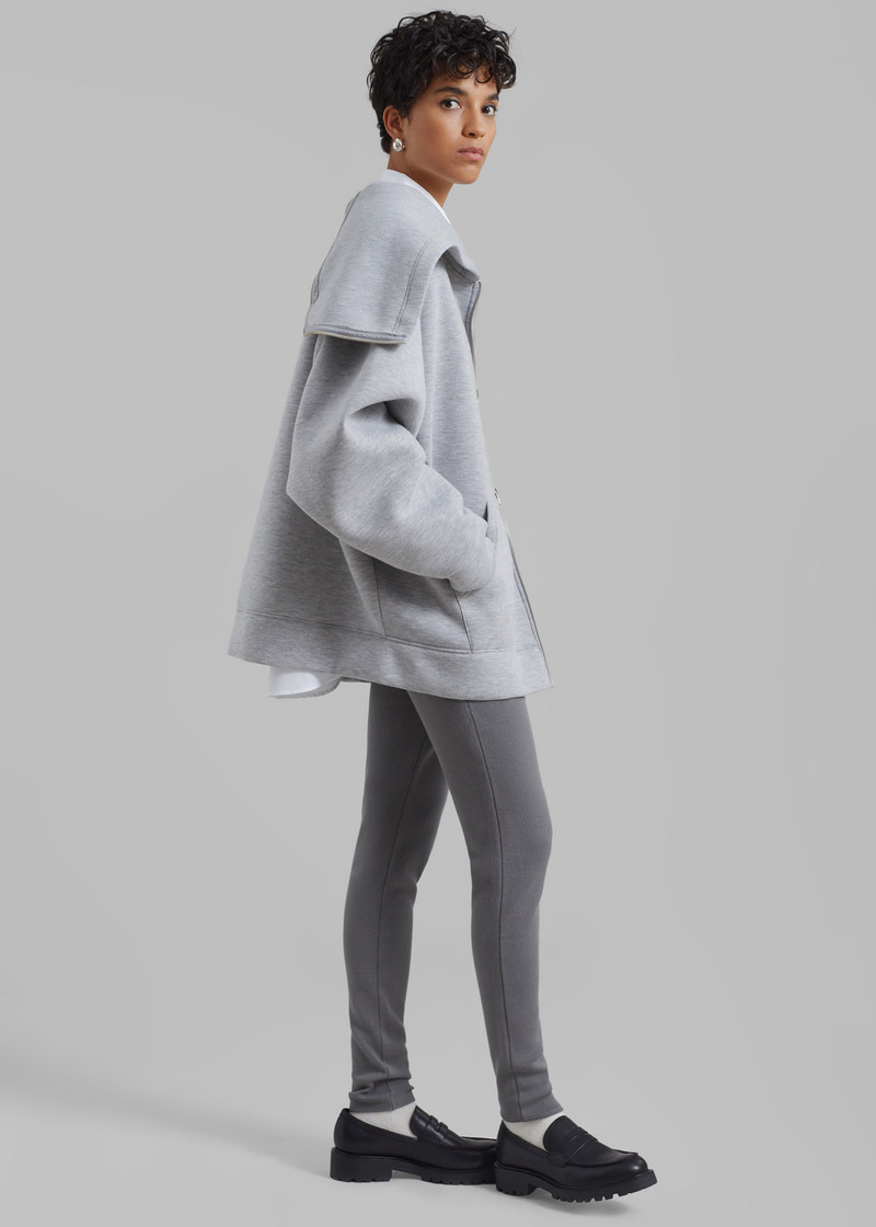 Denton Oversized Hoodie - Grey 1