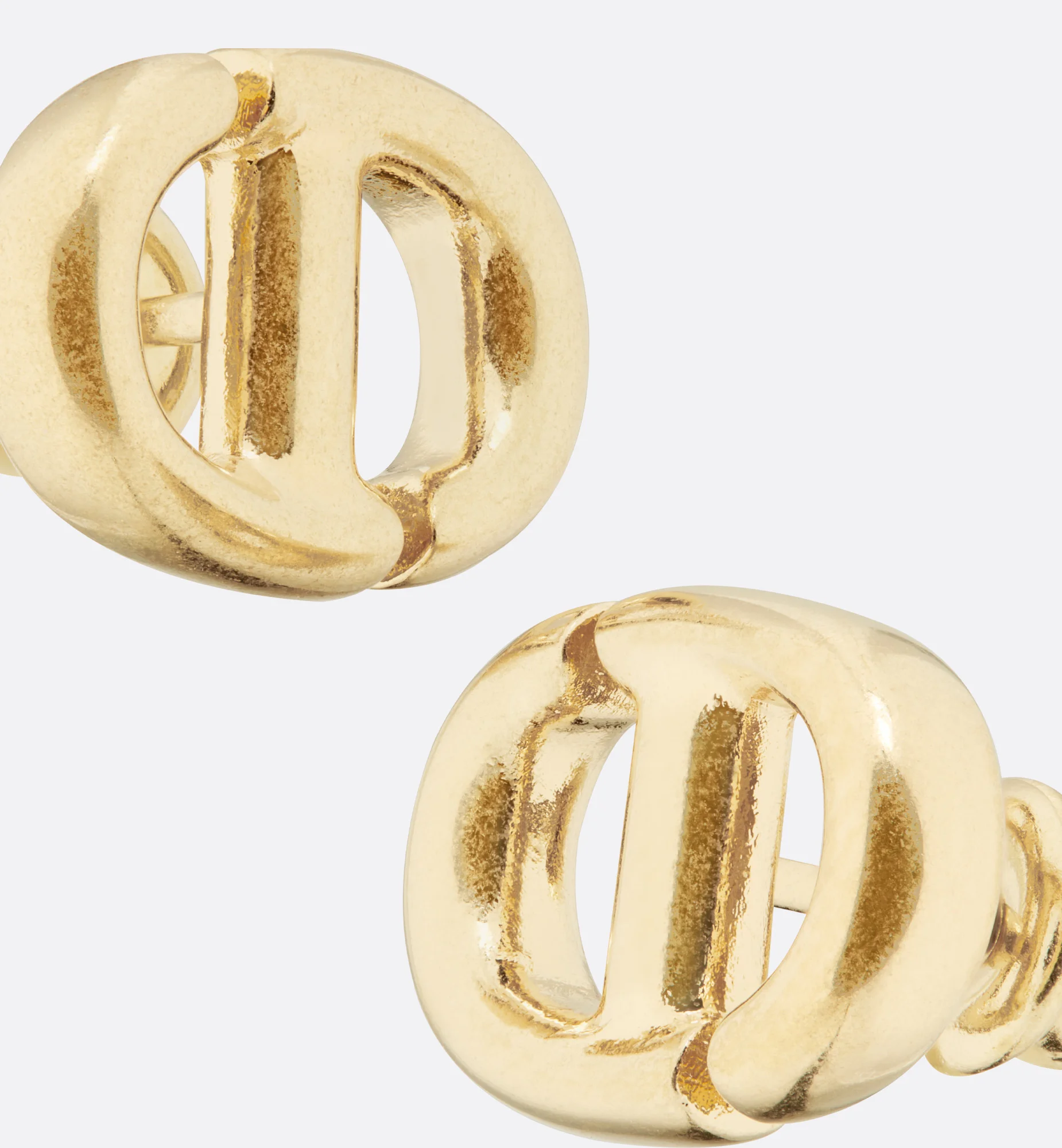 DIOR CD NAVY STUDS E1594C パラジウム CD Navy Stud Earrings Gold