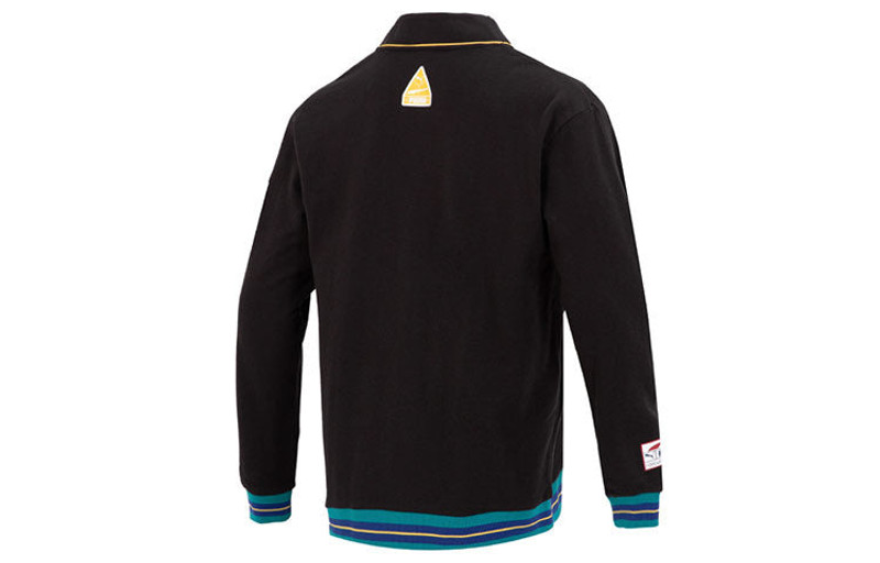 PUMA Puma Team Badge V-neck Jacket 'Black' 677374-01 outlook