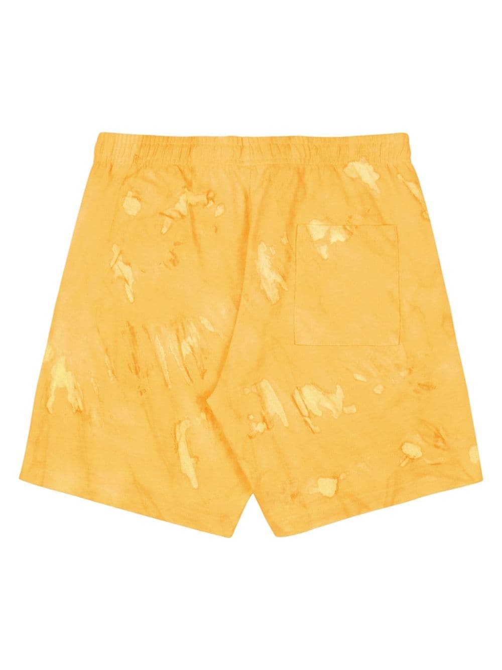 logo-embroidered cotton track shorts - 3