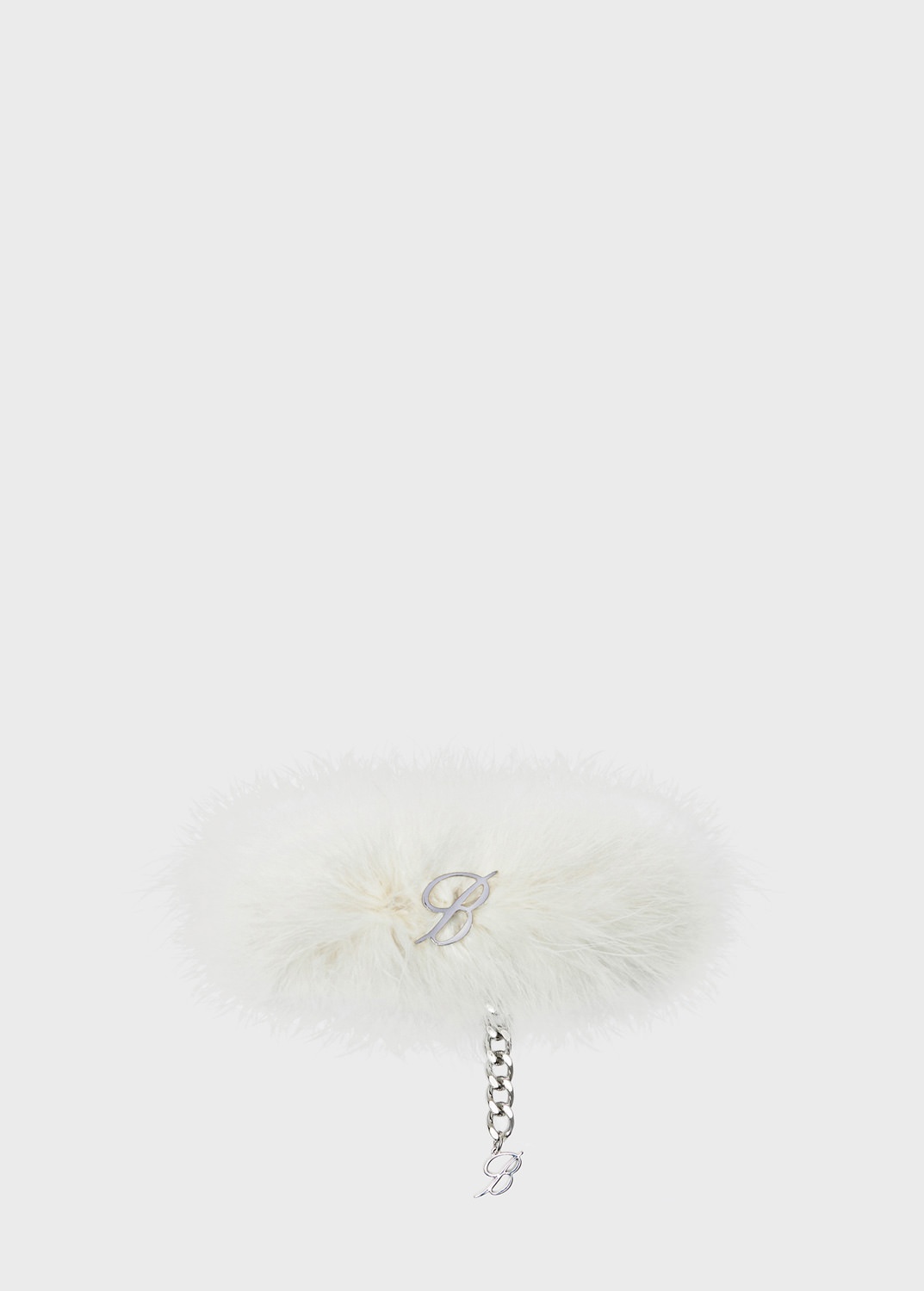 CHOKER WITH MARABOU FEATHERS - 1