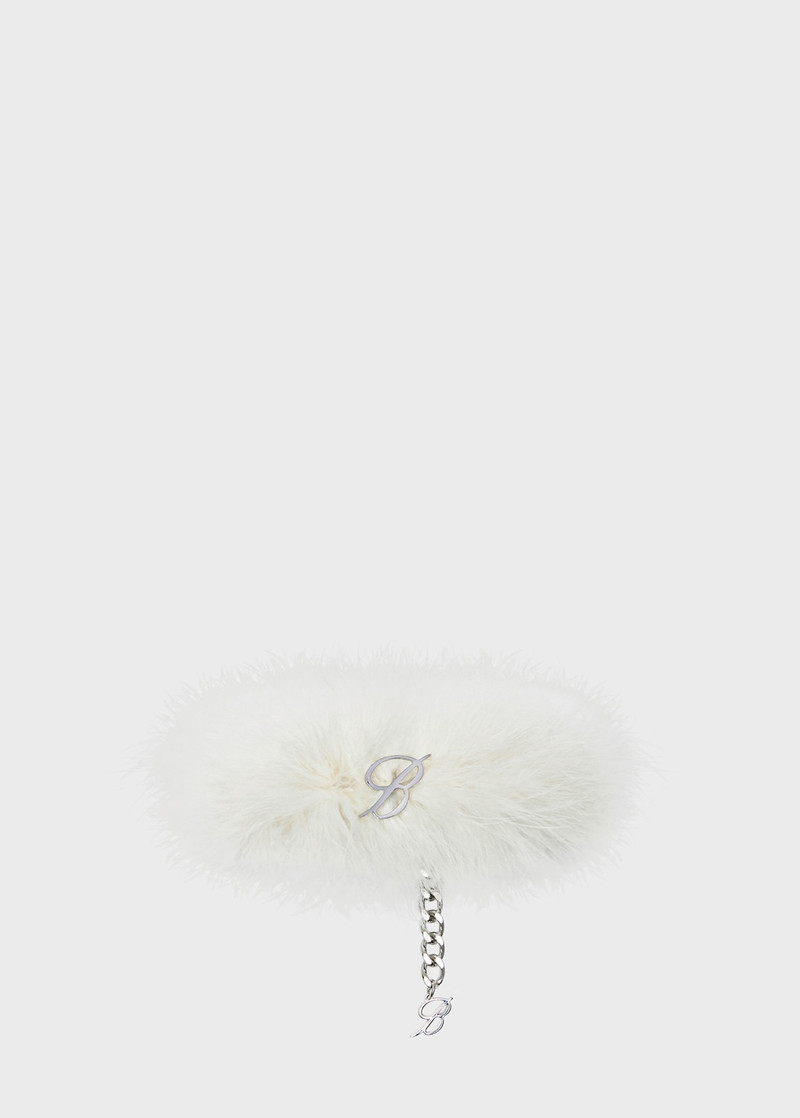 CHOKER WITH MARABOU FEATHERS 1