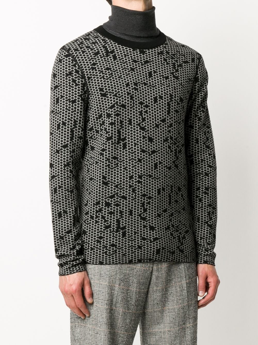 geometric pattern jumper - 3