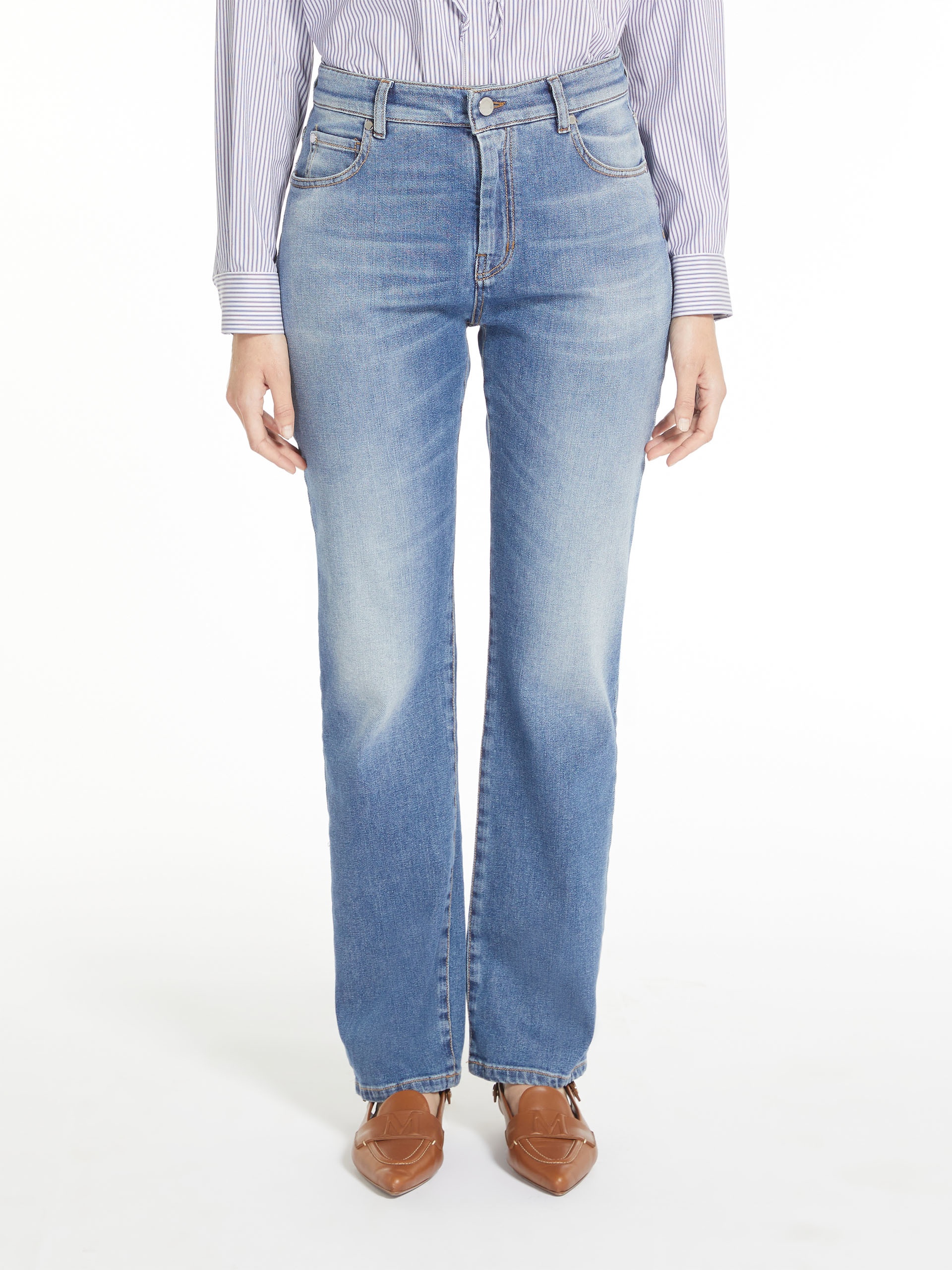 LUSSO Cotton denim jeans - 3