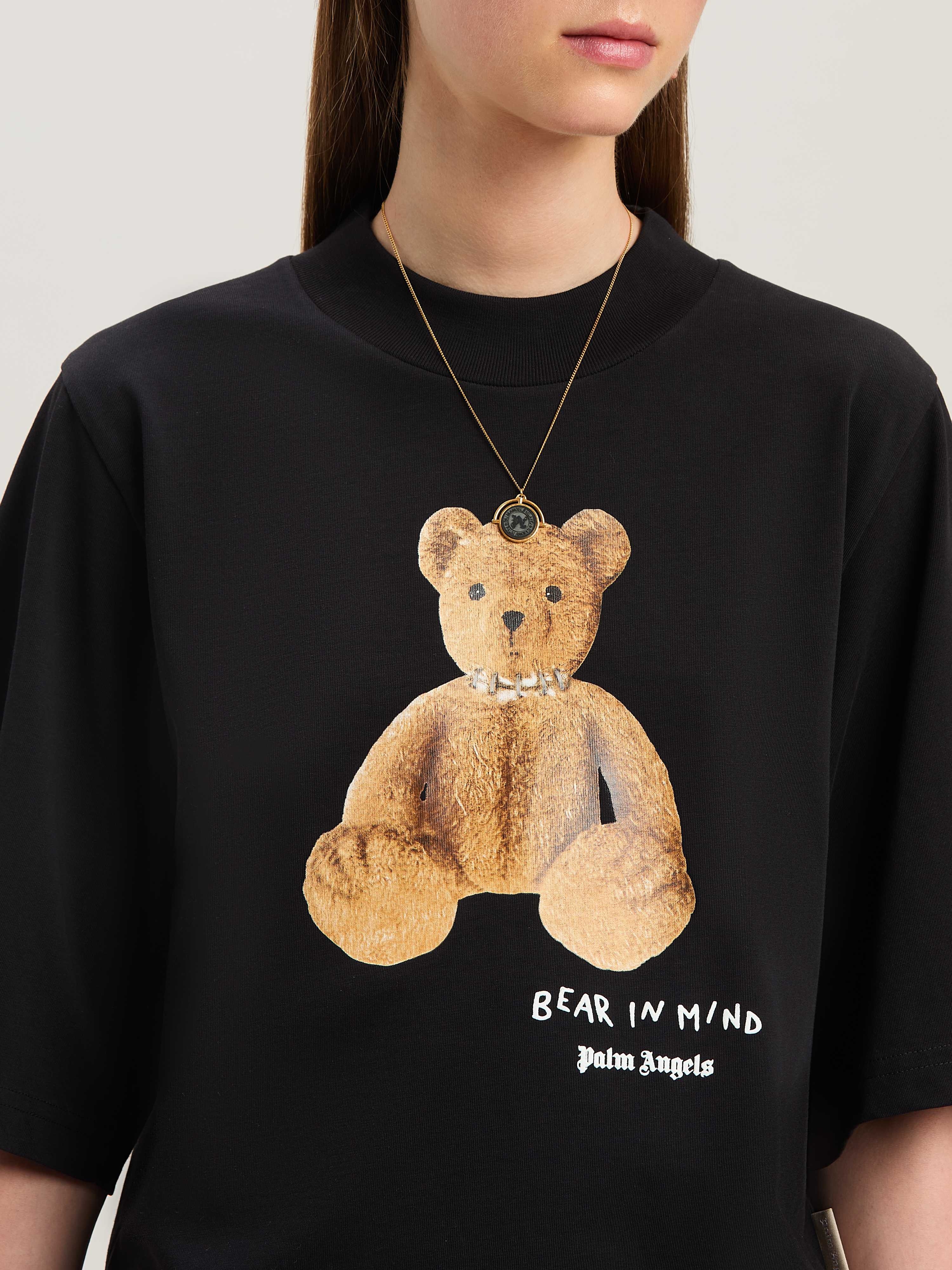 Bear in Mind cropped T-shirt - 6