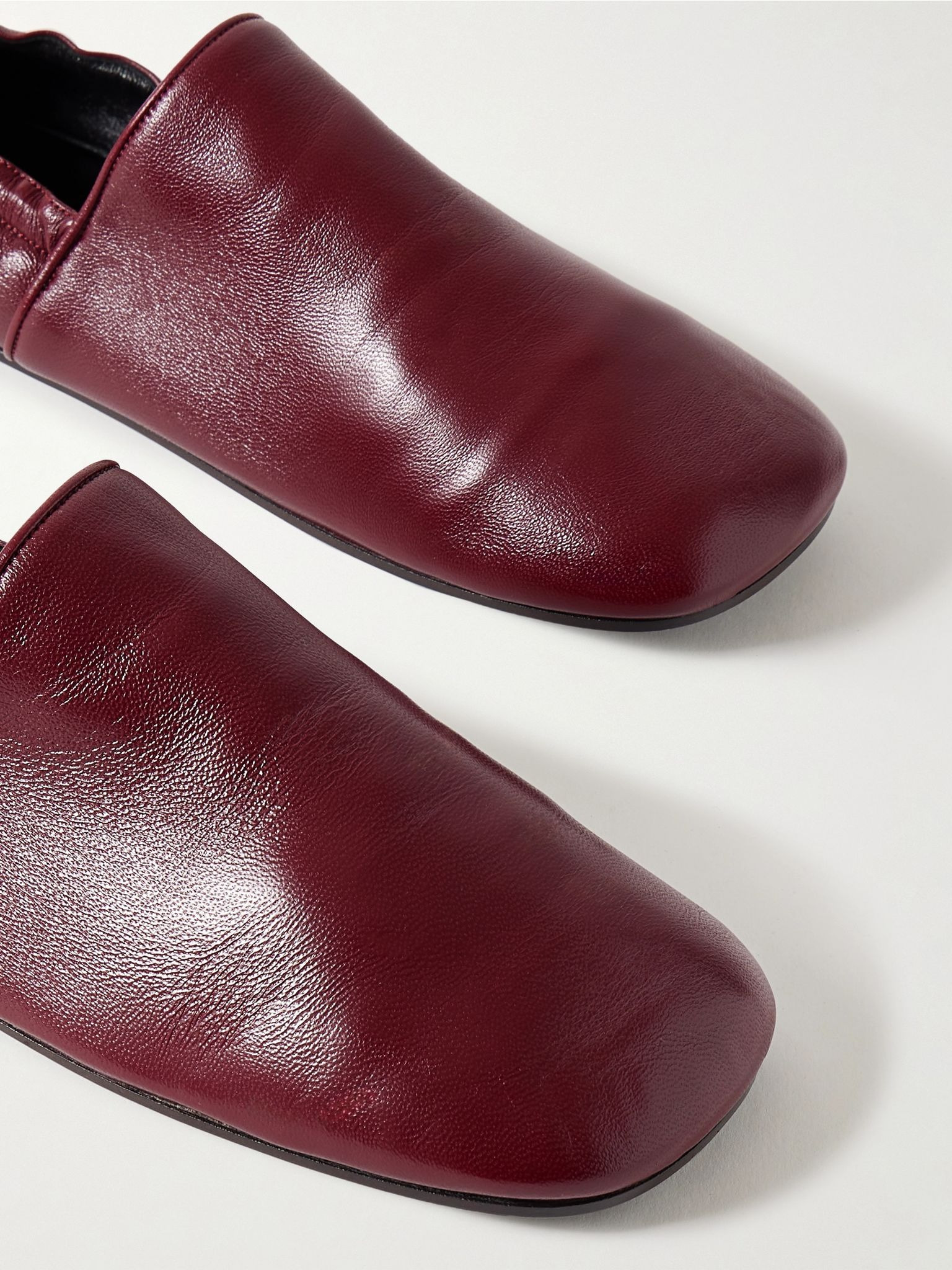 Banks leather loafers Burgundy - 4