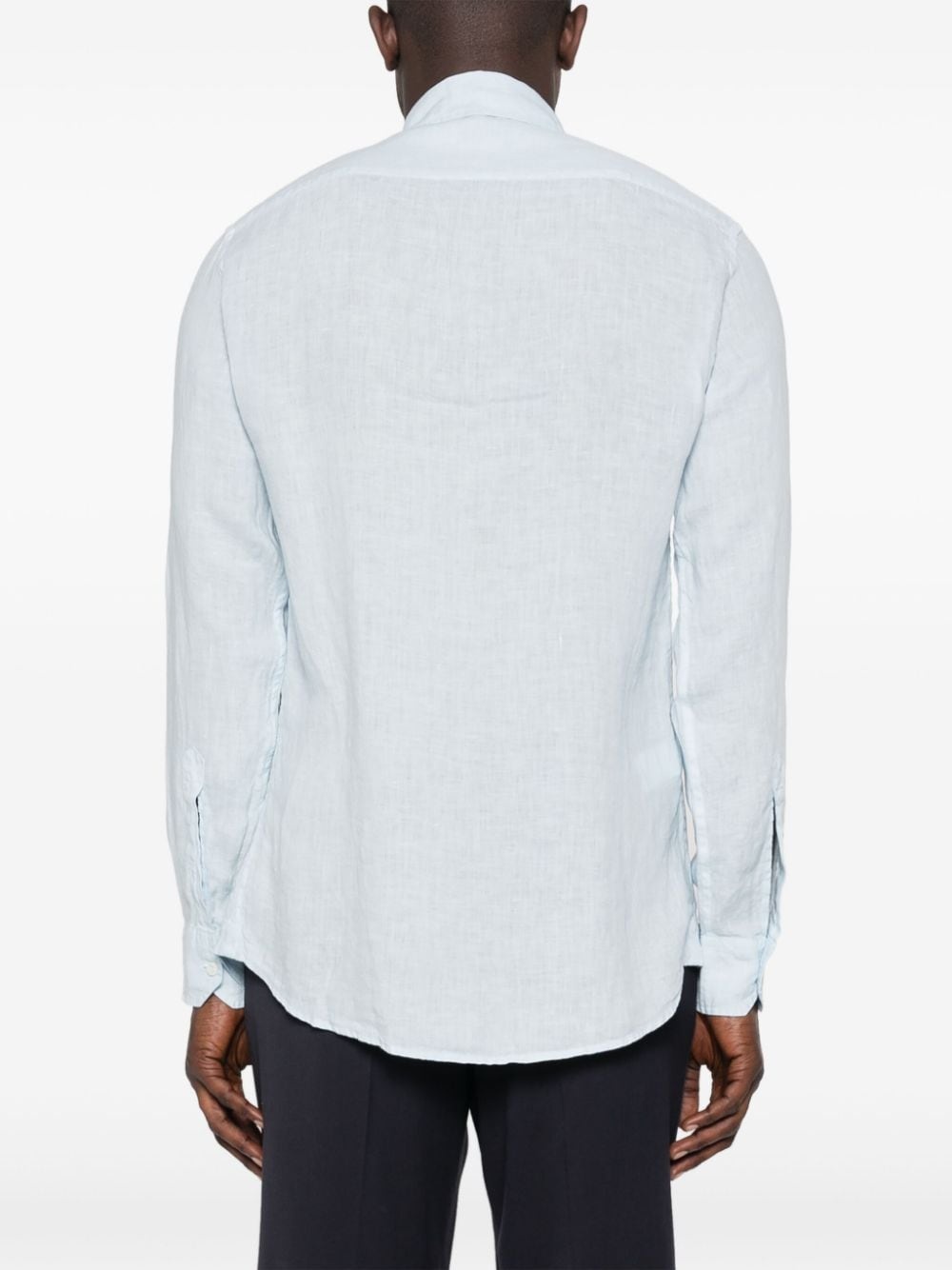 long-sleeve linen shirt - 4