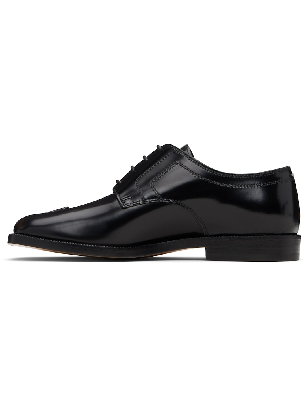 Black Tabi Leather Derbys - 3