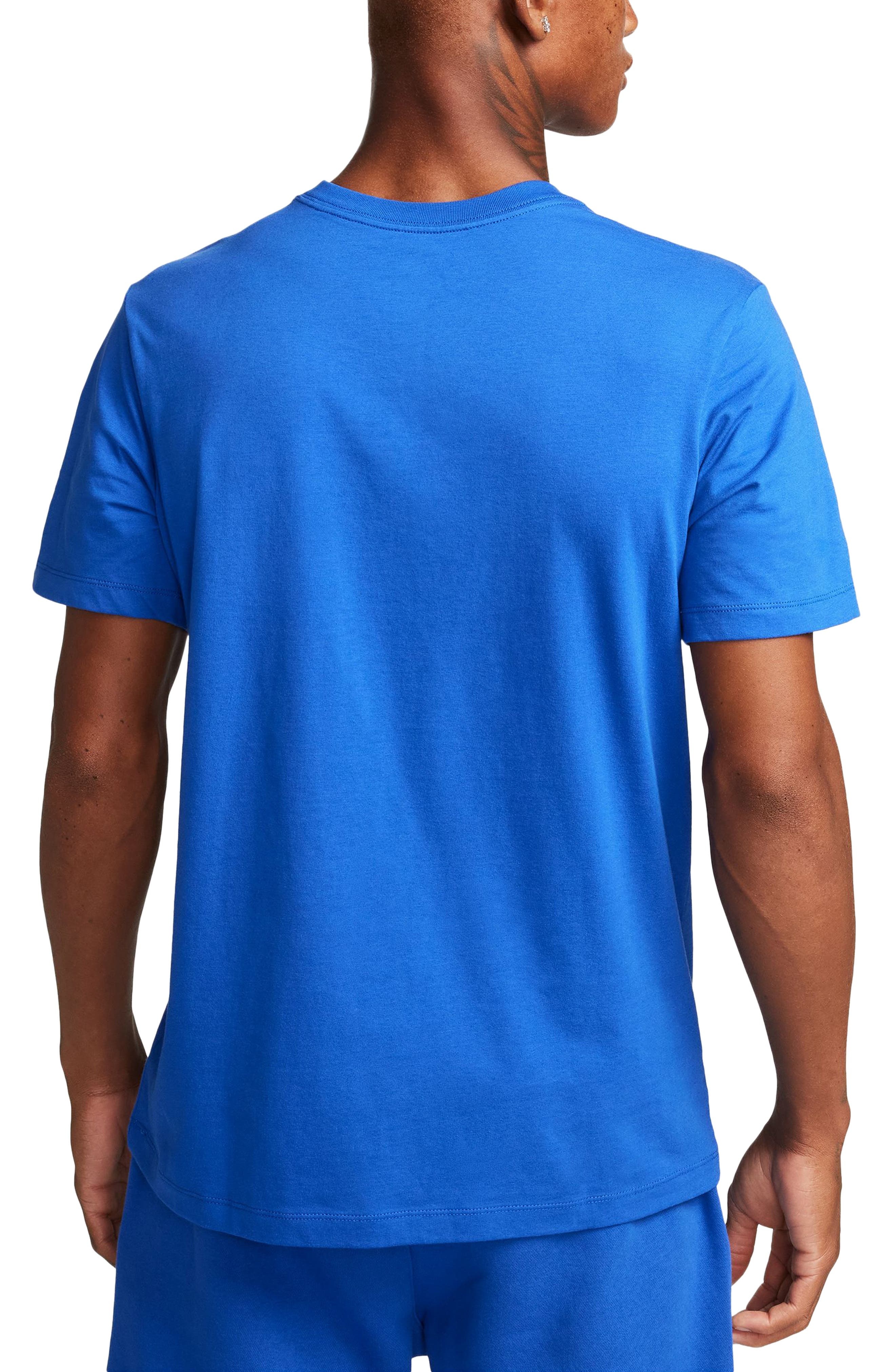 Nike Sportswear Club Crew Neck T-Shirt in Game Royal at Nordstrom - 2