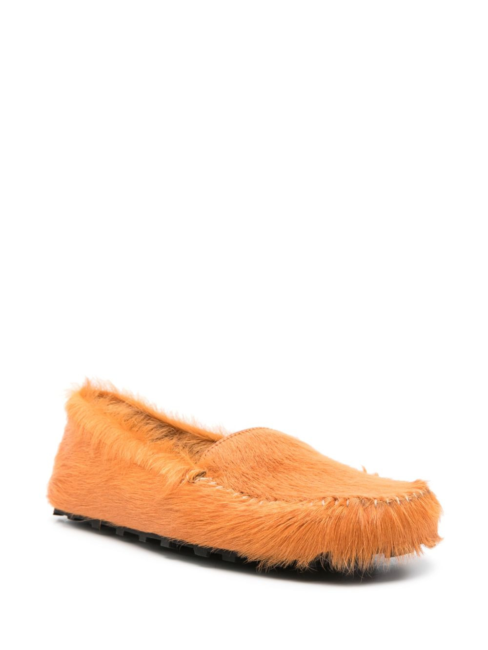 slip-on calf-hair loafers - 2