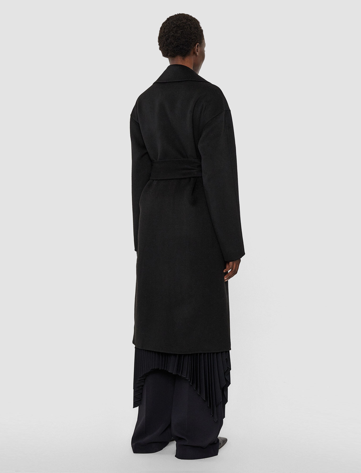 Double Face Cashmere Walmer Coat - 3