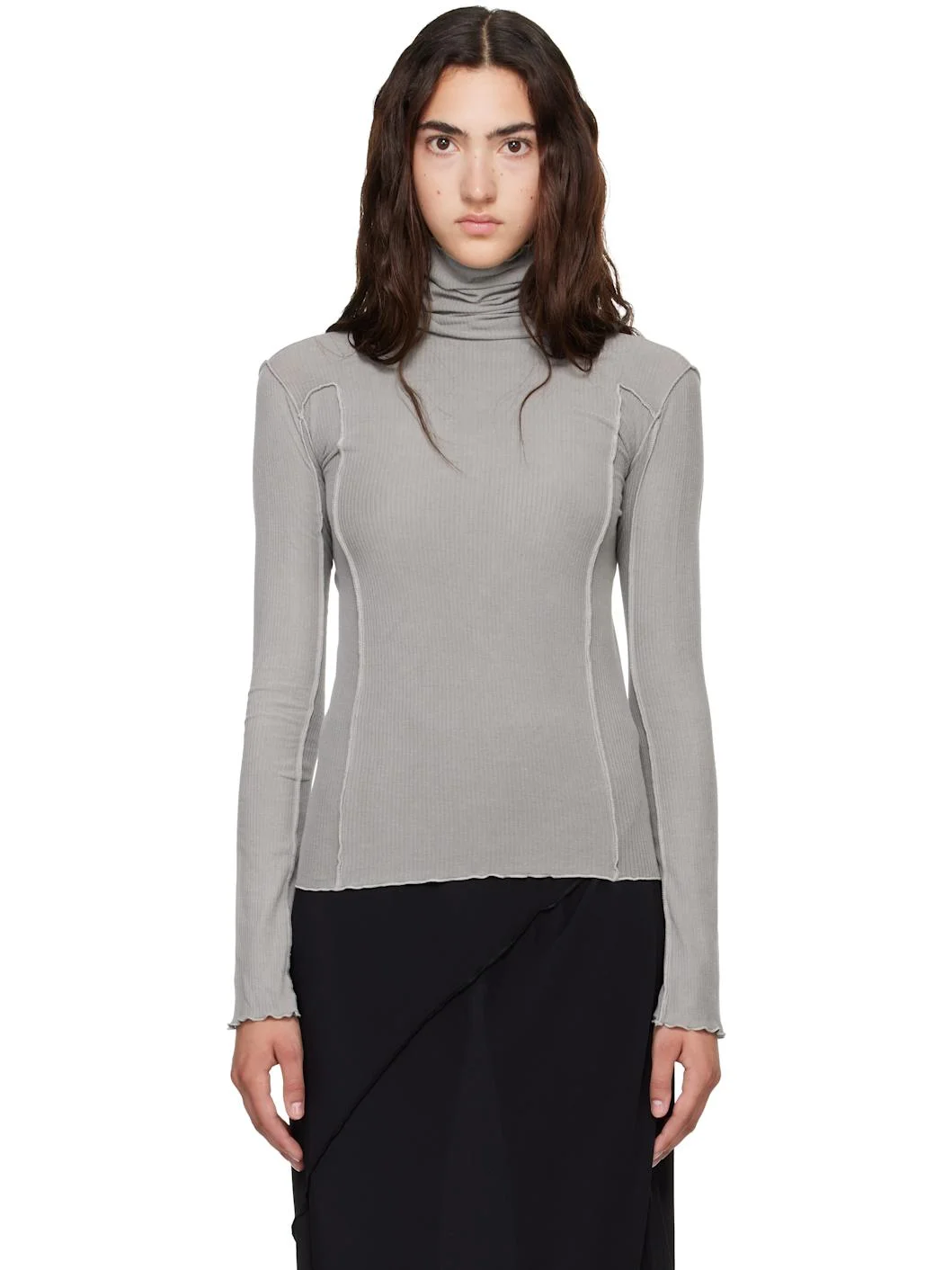 Gray Omato Turtleneck - 1