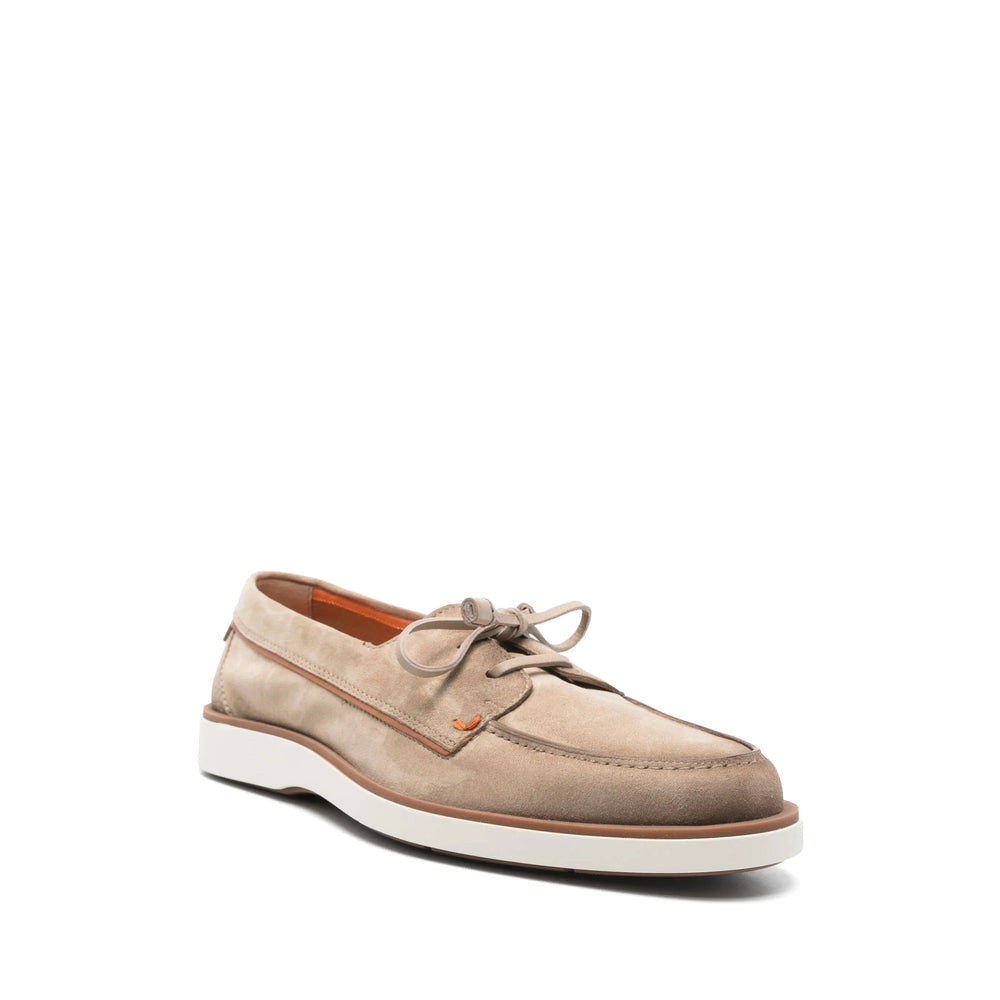 Santoni Neutrals Loafers Men - 3