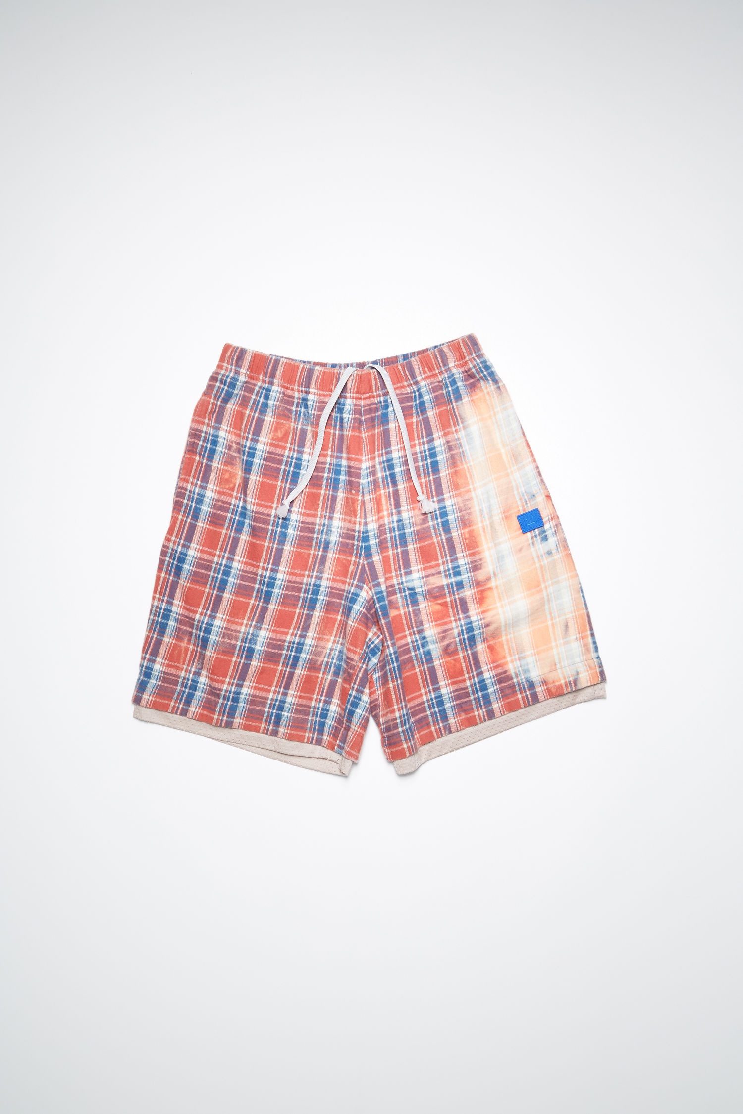 Flannel shorts - Pink/blue - 4