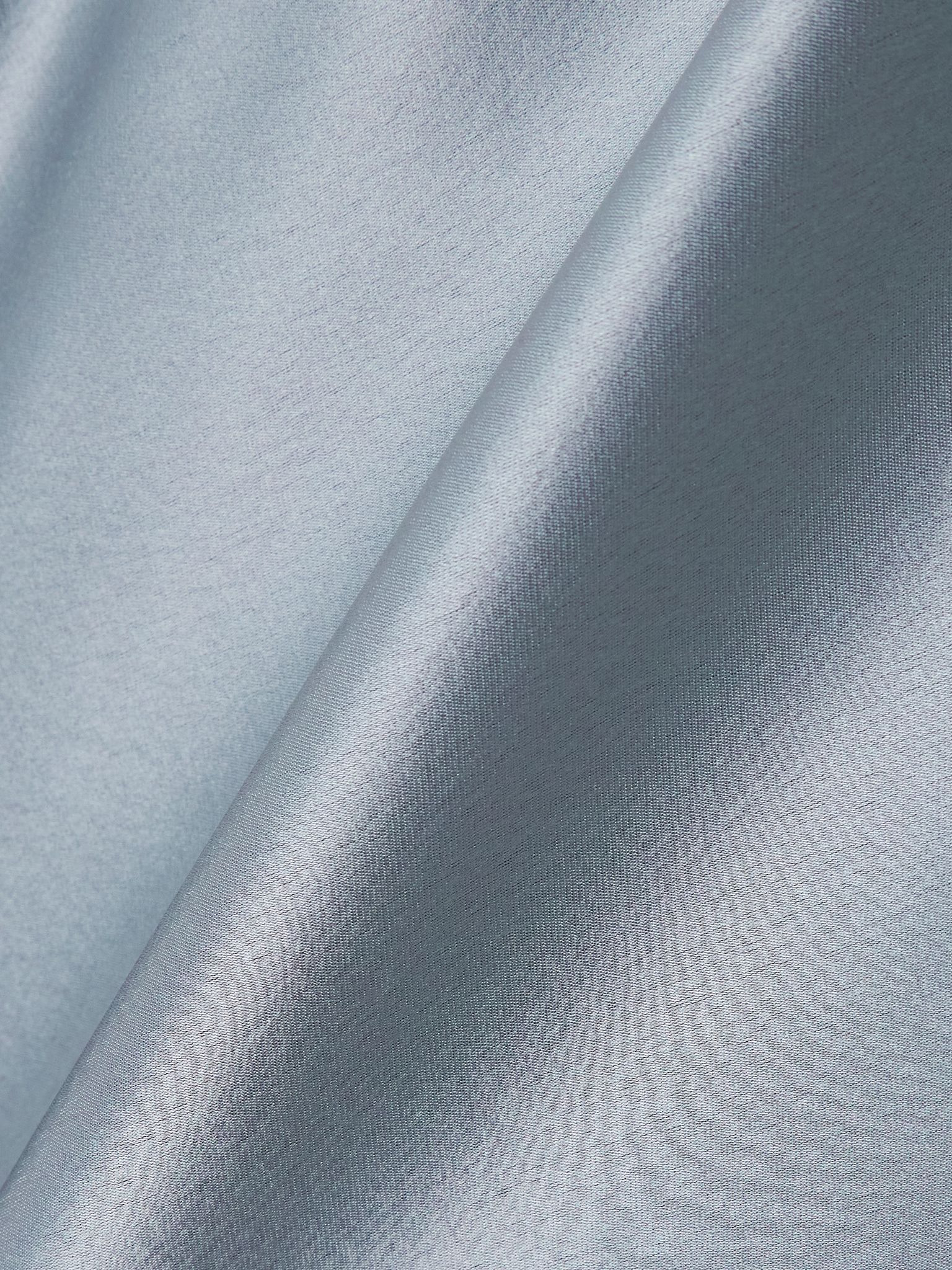 Sienna satin halterneck gown Light blue - 4